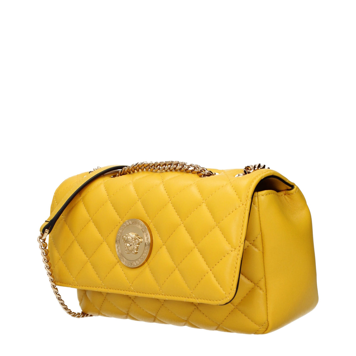 Versace Yellow Shoulder Bags