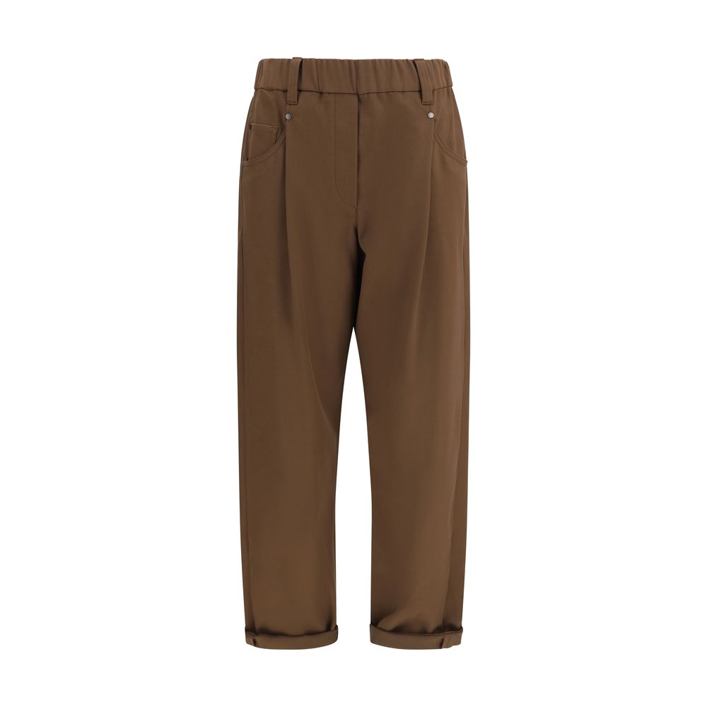 Brunello Cucinelli Brown Casual Pants