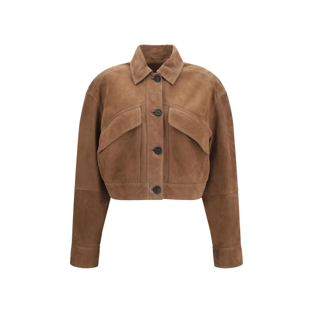 Brunello Cucinelli Brown Denim Jackets