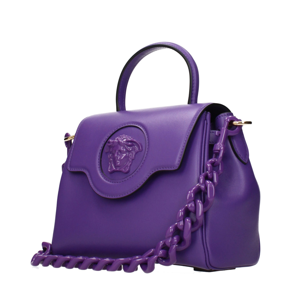 Versace Purple Handbags