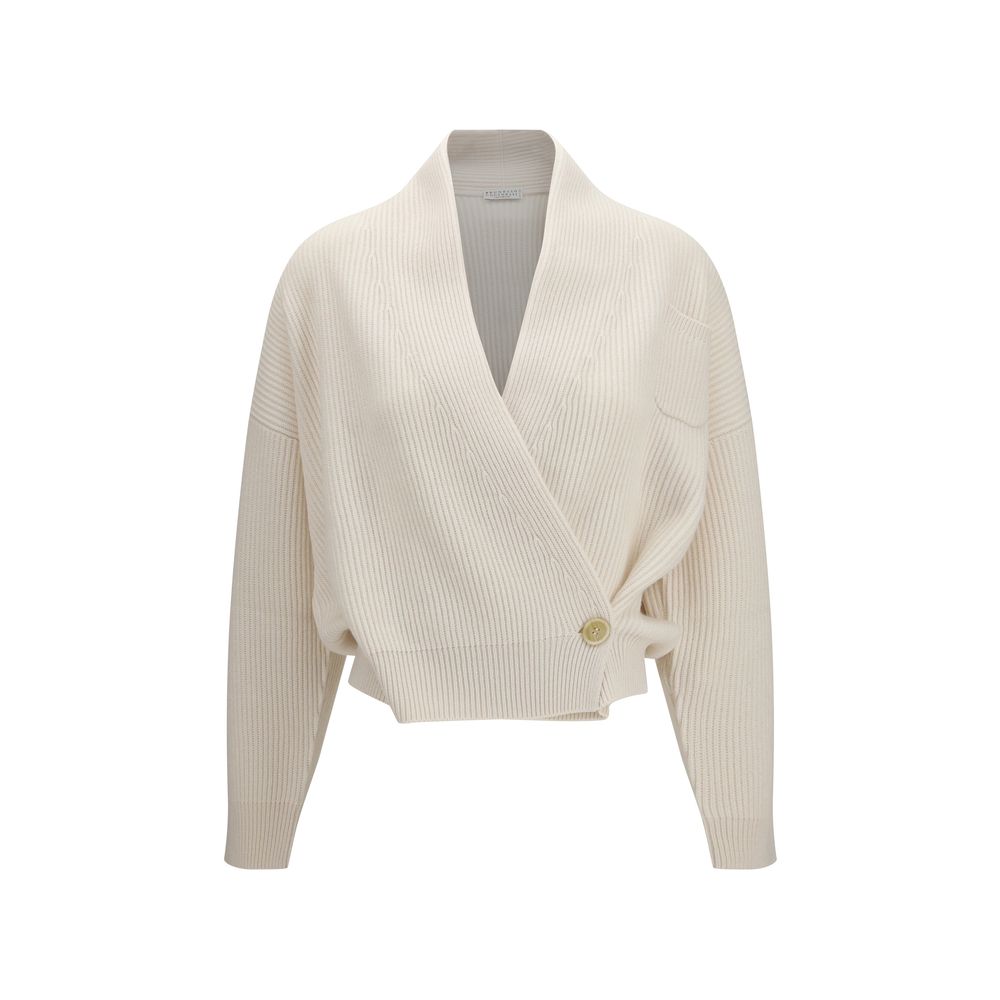 Brunello Cucinelli Beige Cardigans