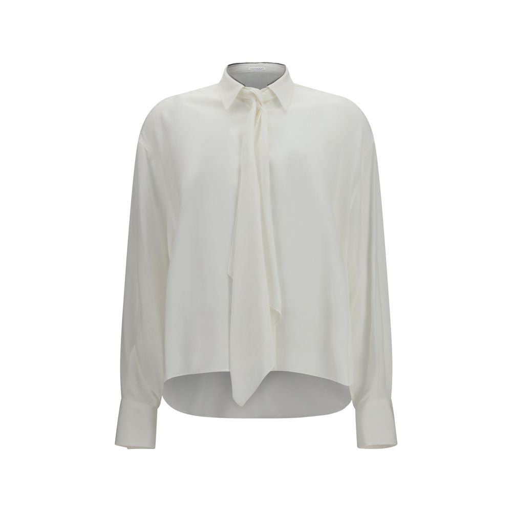 Brunello Cucinelli White Dress Shirts
