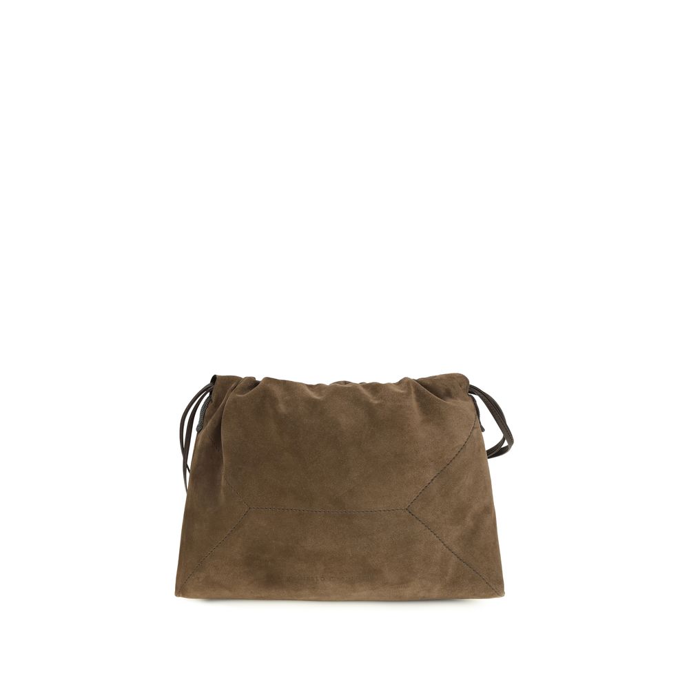 Brunello Cucinelli Brown Clutch Bags