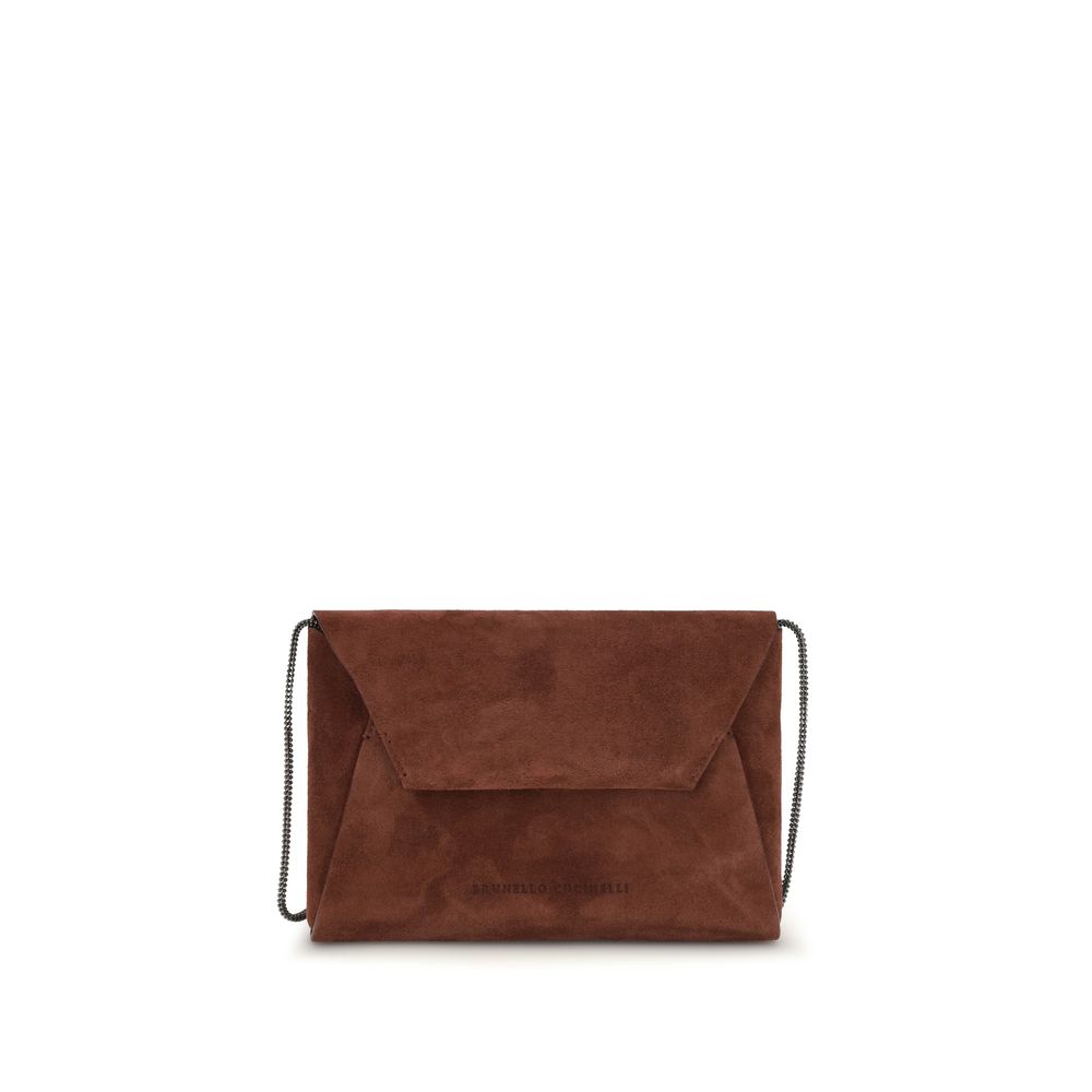 Brunello Cucinelli Bordeaux Shoulder Bags