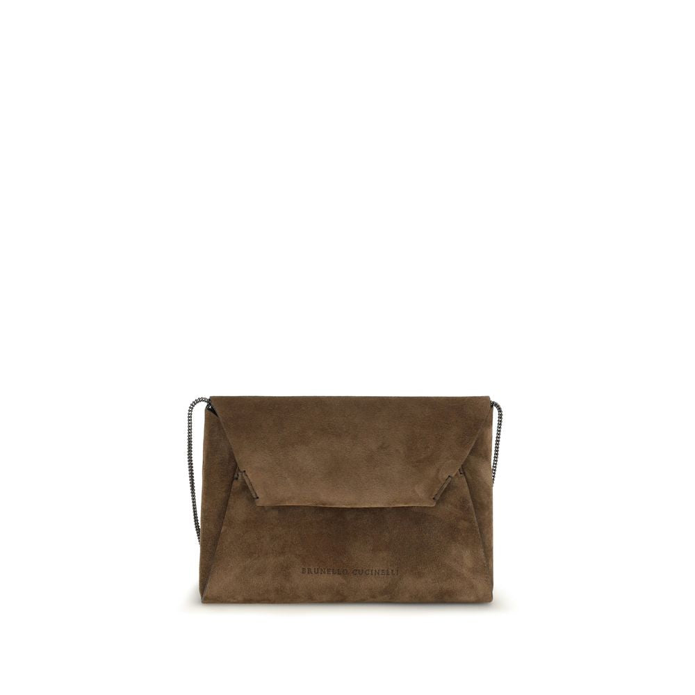 Brunello Cucinelli Brown Shoulder Bags