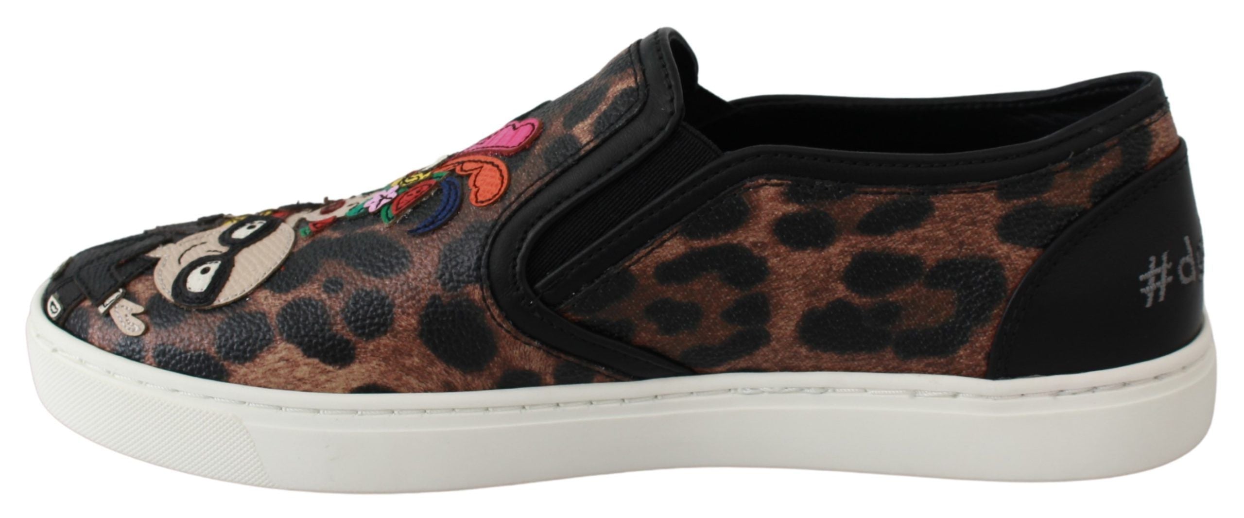 Dolce & Gabbana Leather Leopard #dgfamily Loafers Shoes Dolce & Gabbana