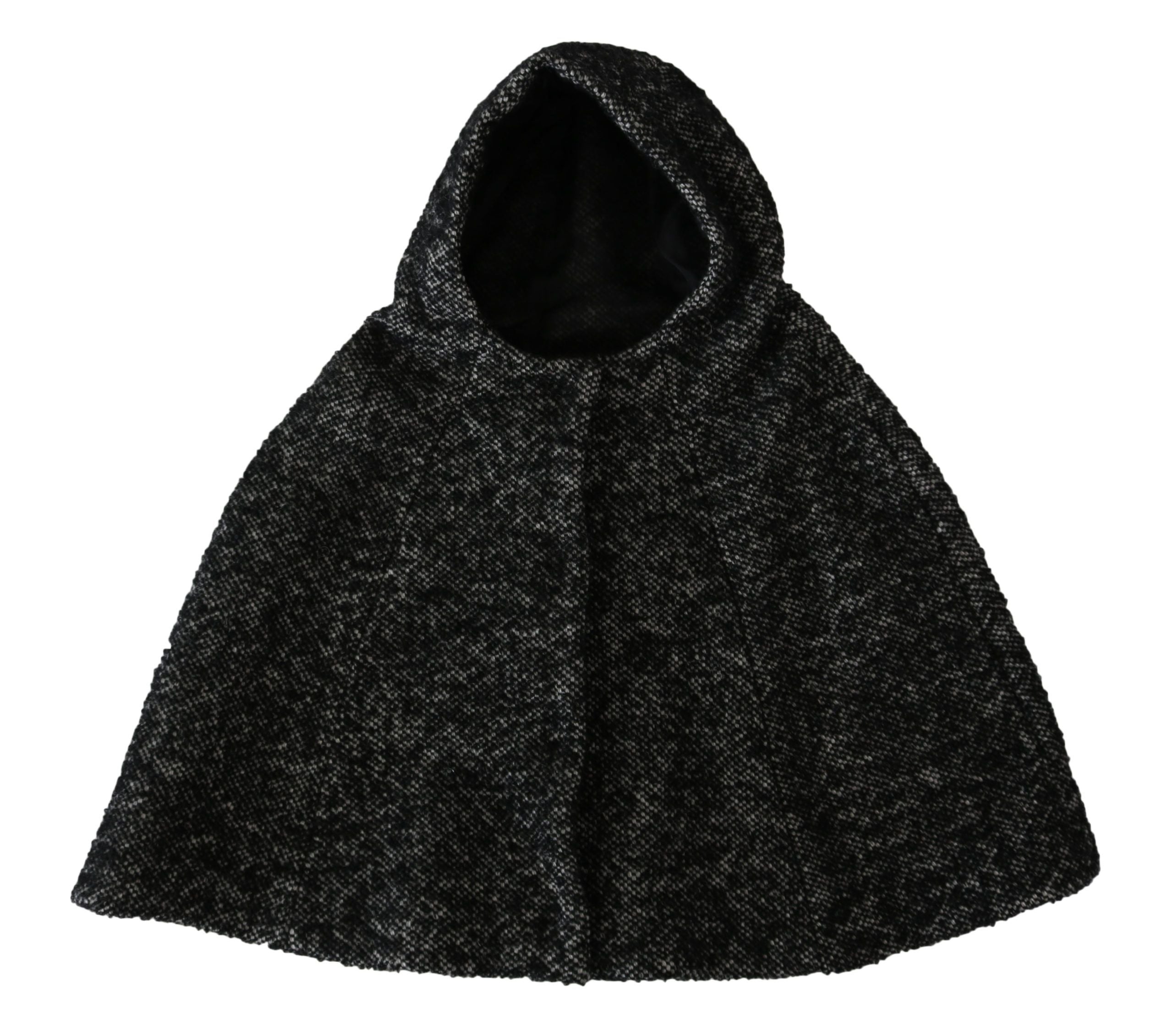 Dolce & Gabbana Gray Tweet Wool Kaftan Jacket Coat Top Dolce & Gabbana