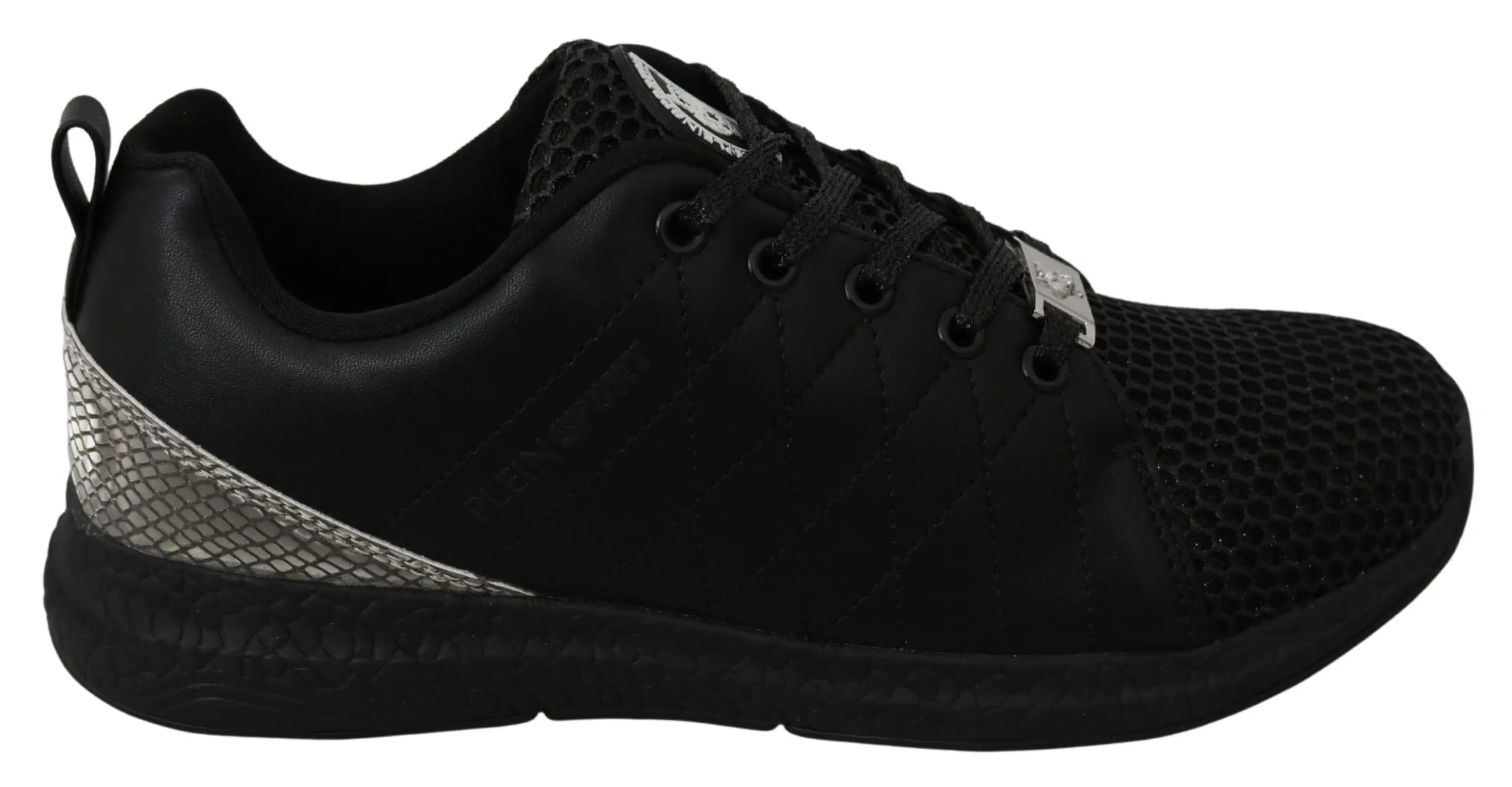 Philipp Plein Black Casual Running Sneakers Shoes Philipp Plein