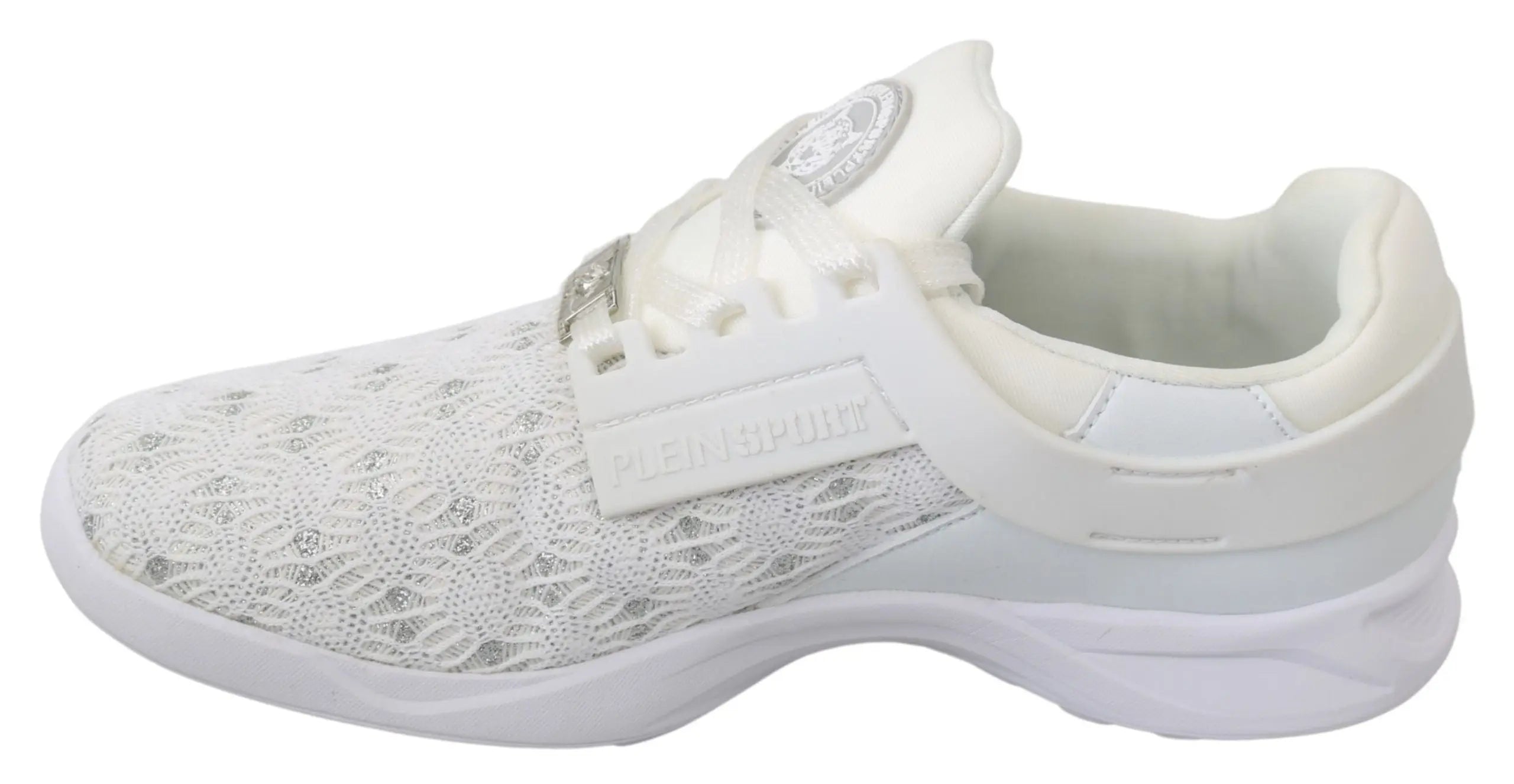Philipp Plein White Polyester Casual Sneakers Shoes Philipp Plein