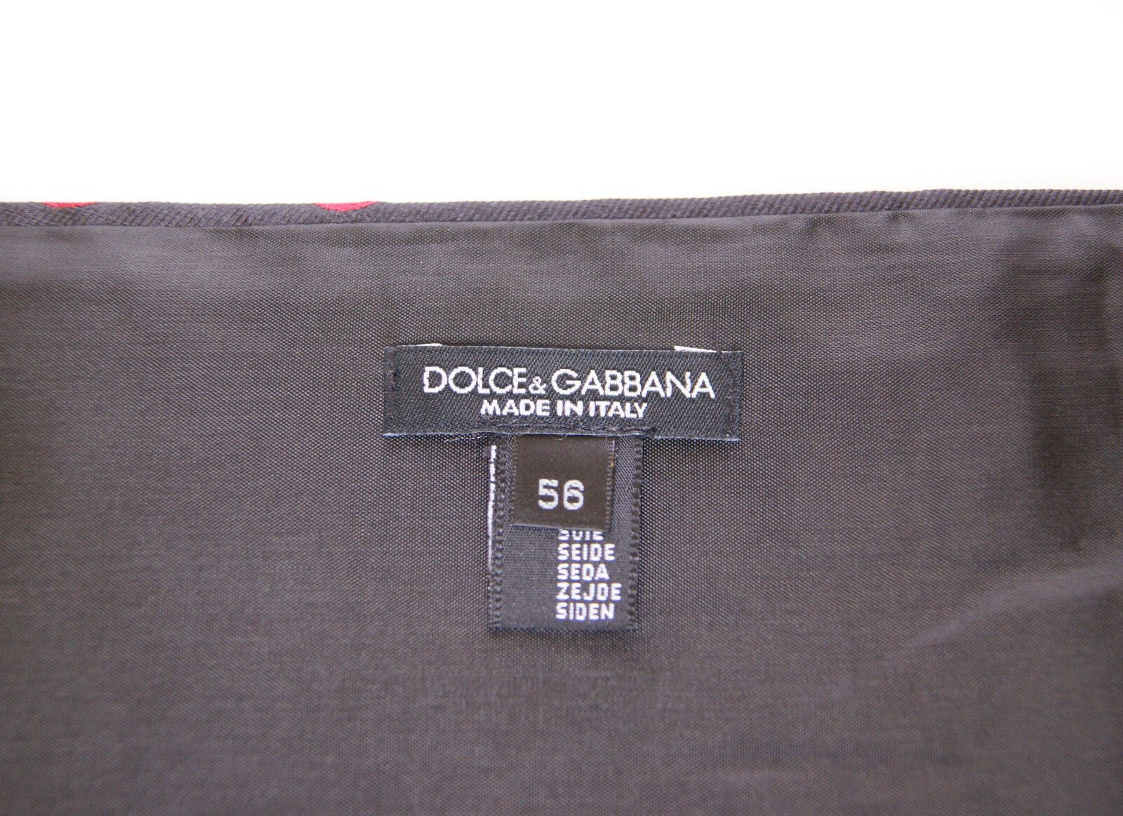 Dolce & Gabbana Black Waist Smoking Tuxedo Cummerbund Belt Dolce & Gabbana