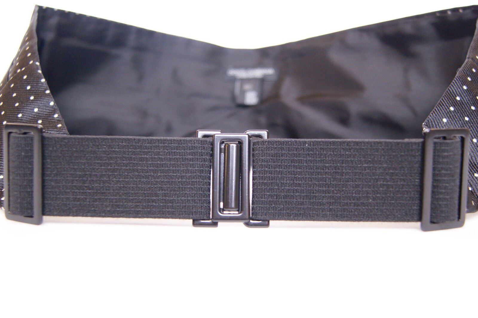 Dolce & Gabbana Black Waist Smoking Tuxedo Cummerbund Belt Dolce & Gabbana