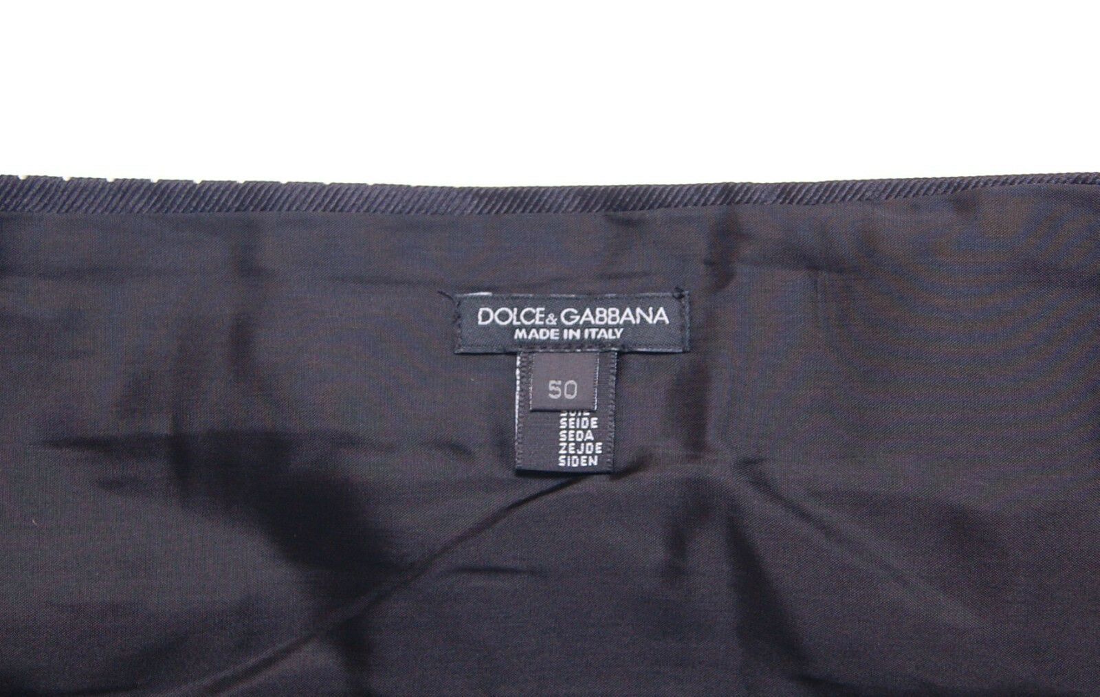 Dolce & Gabbana Black Waist Smoking Tuxedo Cummerbund Belt Dolce & Gabbana