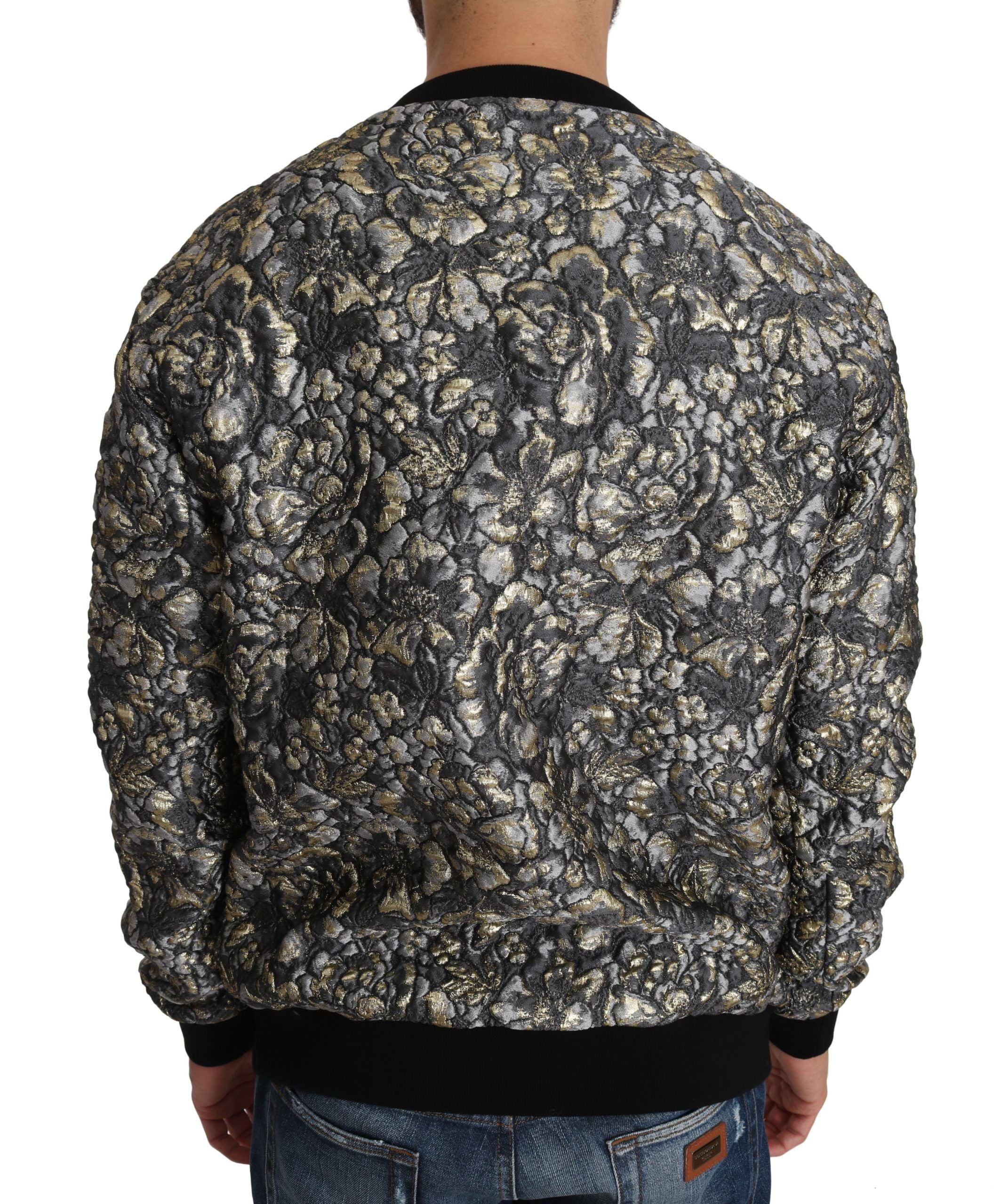 Dolce & Gabbana Multicolor SAMBA Jacquard Palmtree Pullover Sweater Dolce & Gabbana