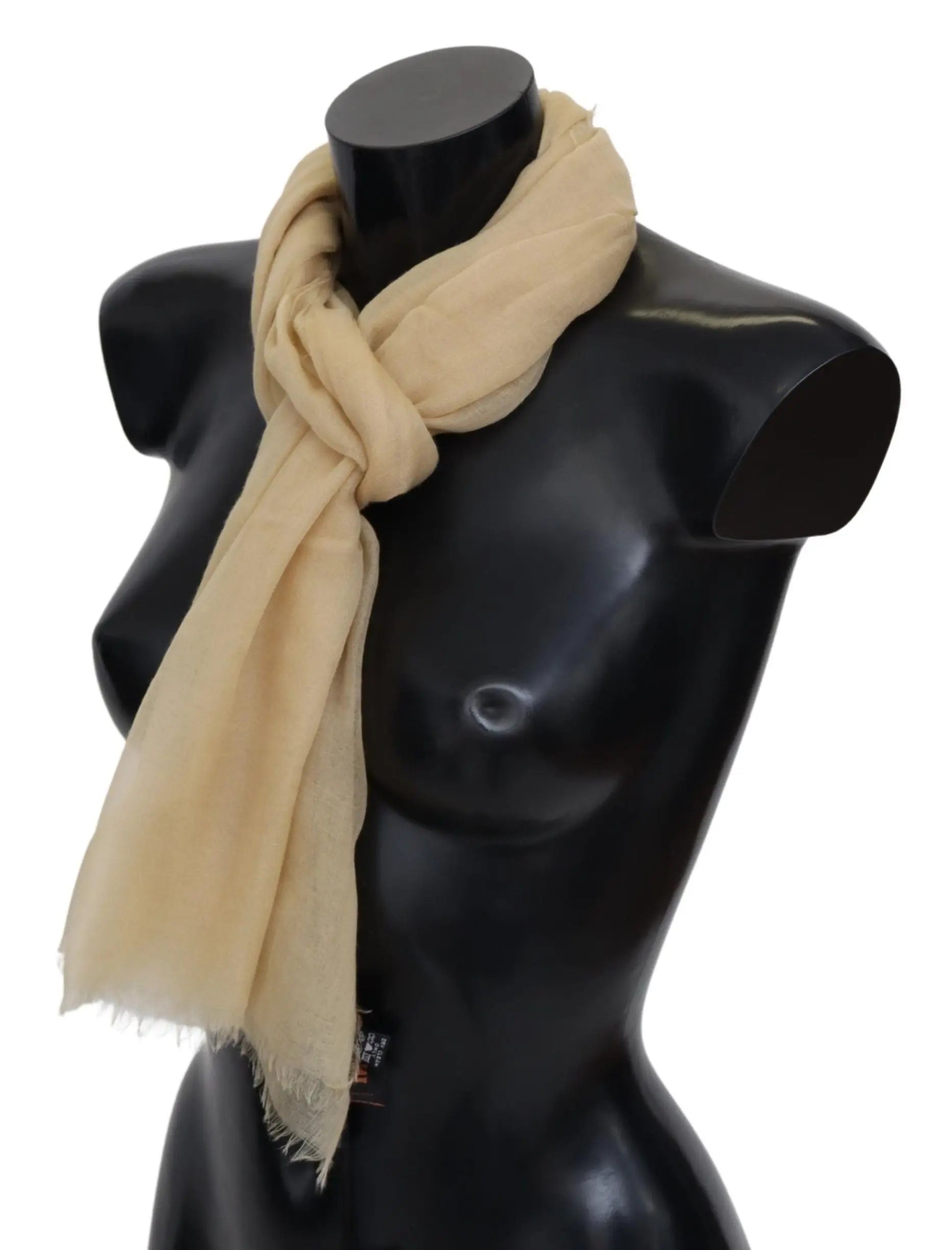 Missoni Beige Cashmere Unisex Neck Scarf Missoni