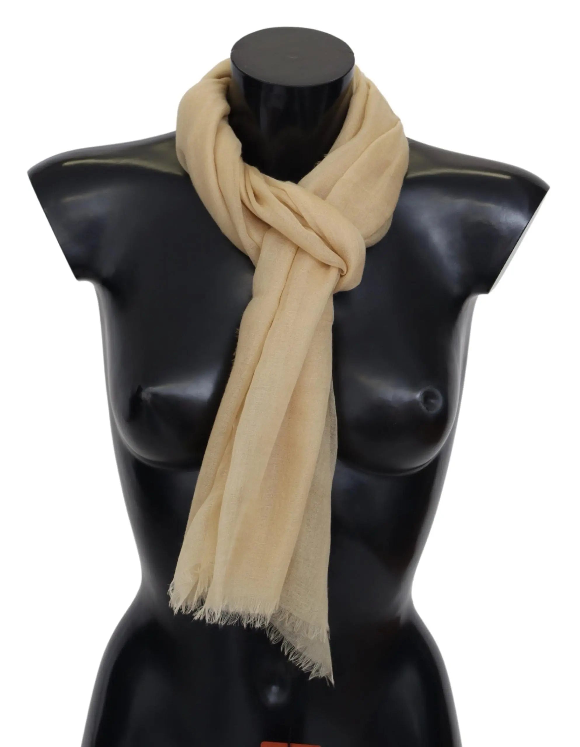 Missoni Beige Cashmere Unisex Neck Scarf Missoni