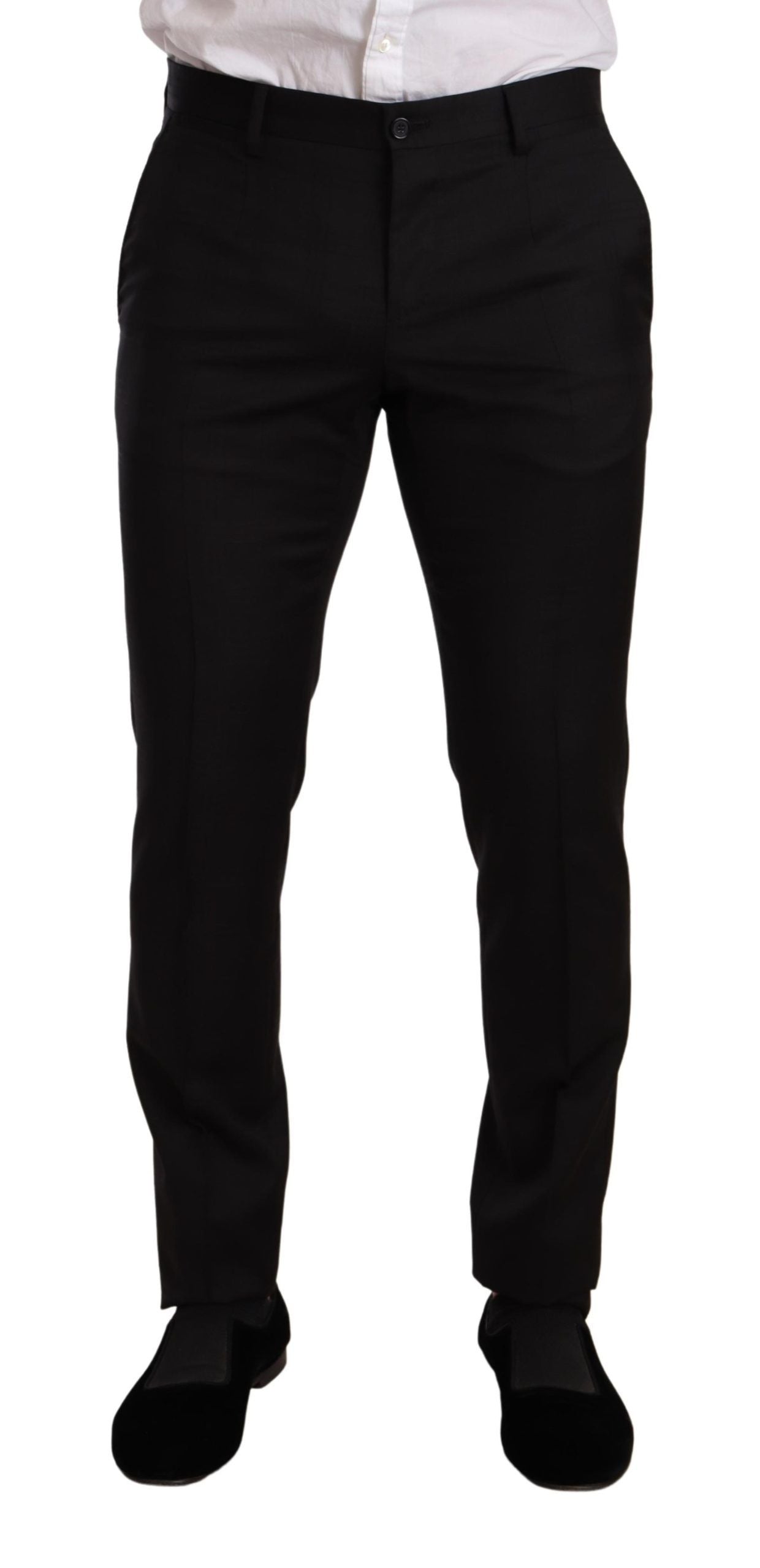 Dolce & Gabbana Black Check MARTINI SLIM FIT 2 Piece Suit Dolce & Gabbana