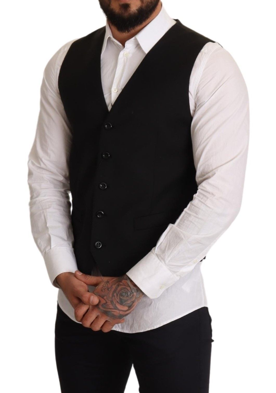 Dolce & Gabbana Black Formal dress Vest Dolce & Gabbana