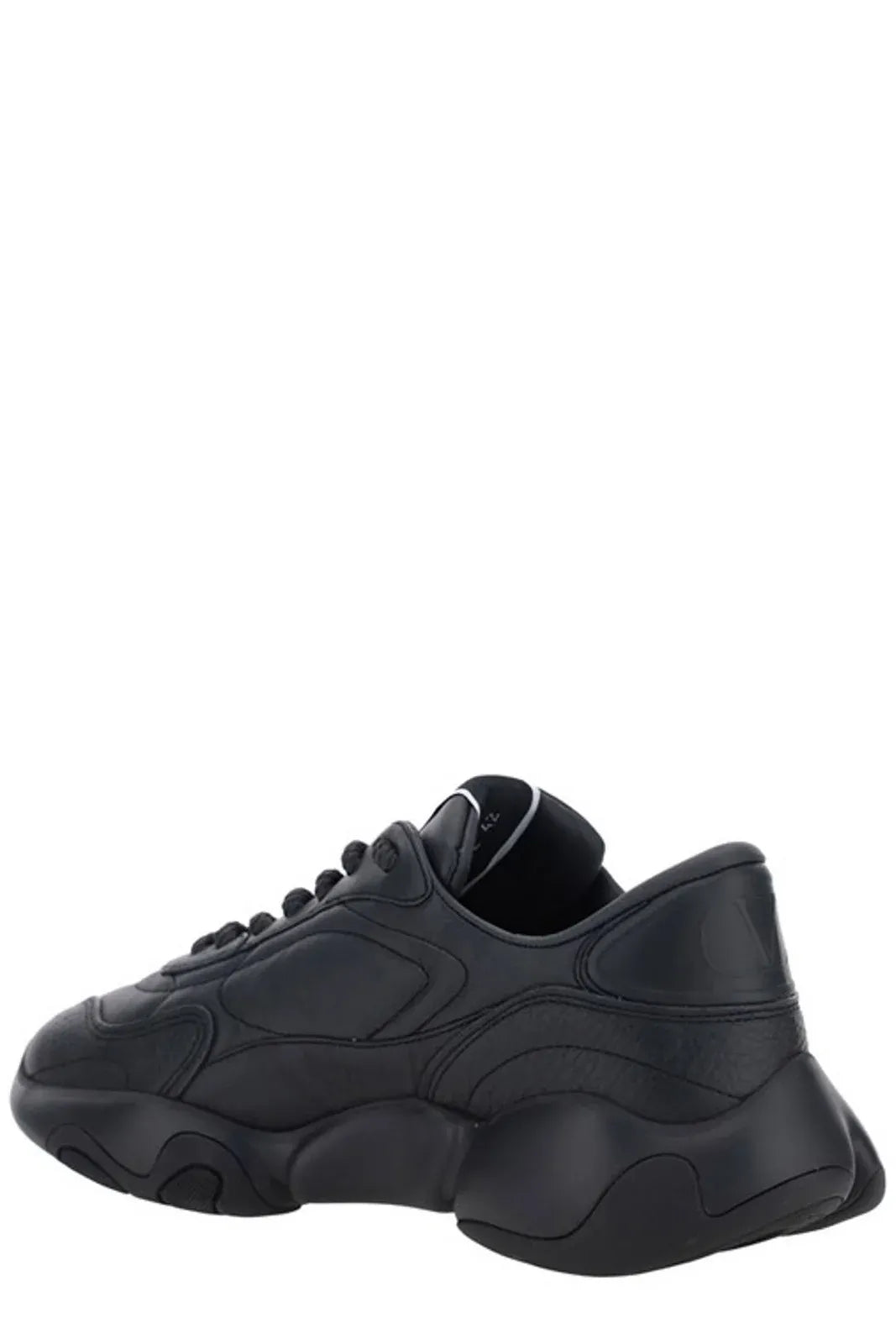 Valentino Garavani Black Calf Leather Garavani Sneakers Valentino Garavani