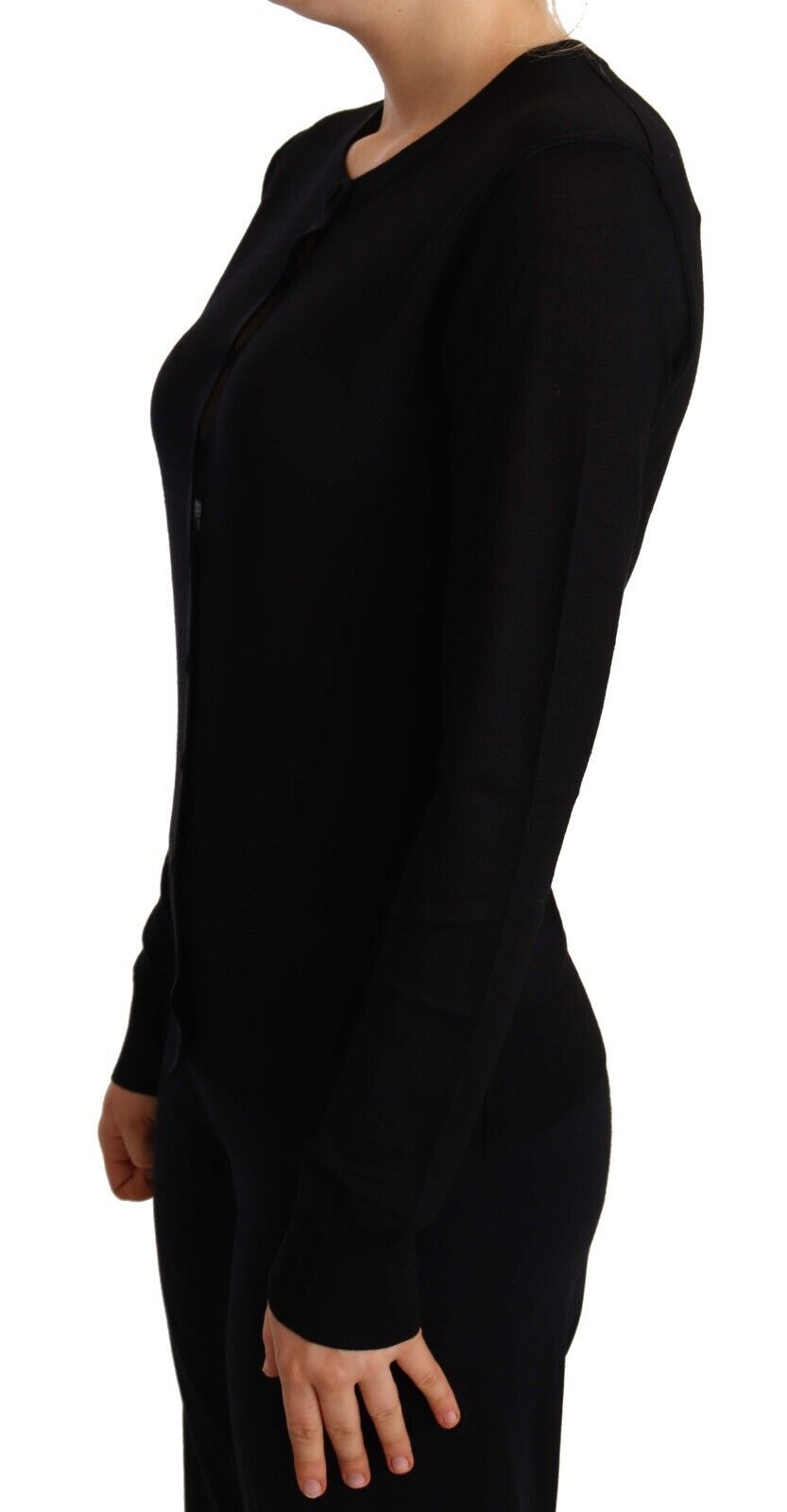 Dolce & Gabbana Black Crewneck Pullover STAFF Sweater Wool Dolce & Gabbana