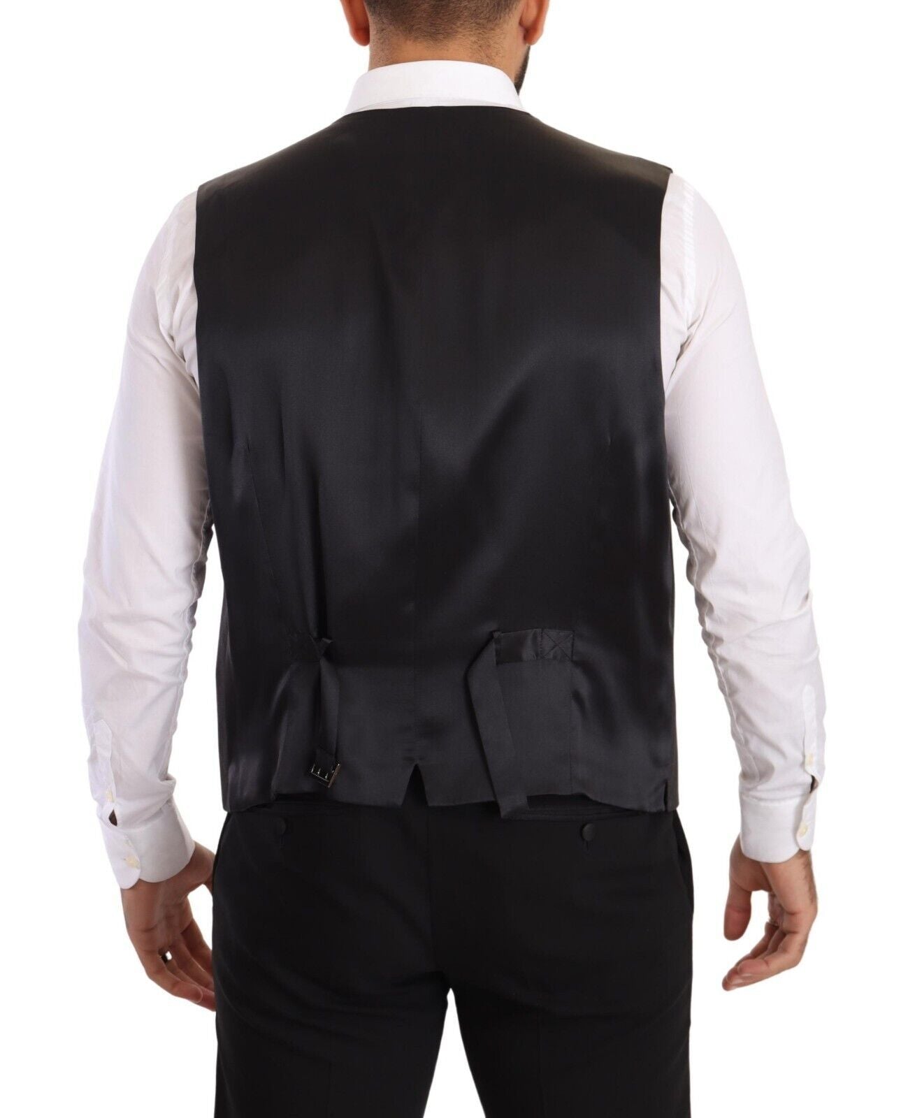 Dolce & Gabbana Gray Double Breasted 2 Piece SICILIA Blazer Dolce & Gabbana
