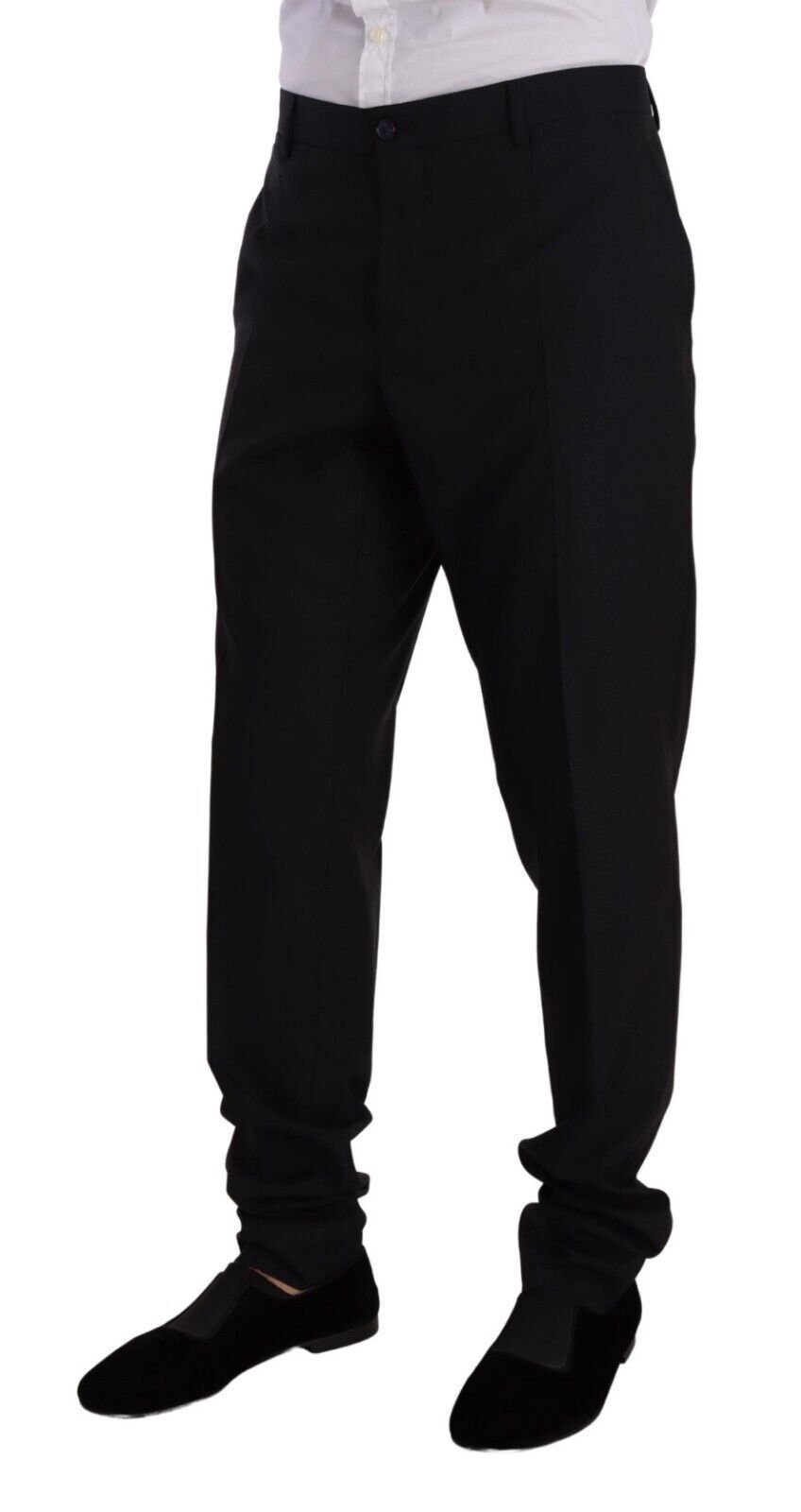 Dolce & Gabbana Blue GOLD Wool Single Breasted 2 Piece Suit Dolce & Gabbana