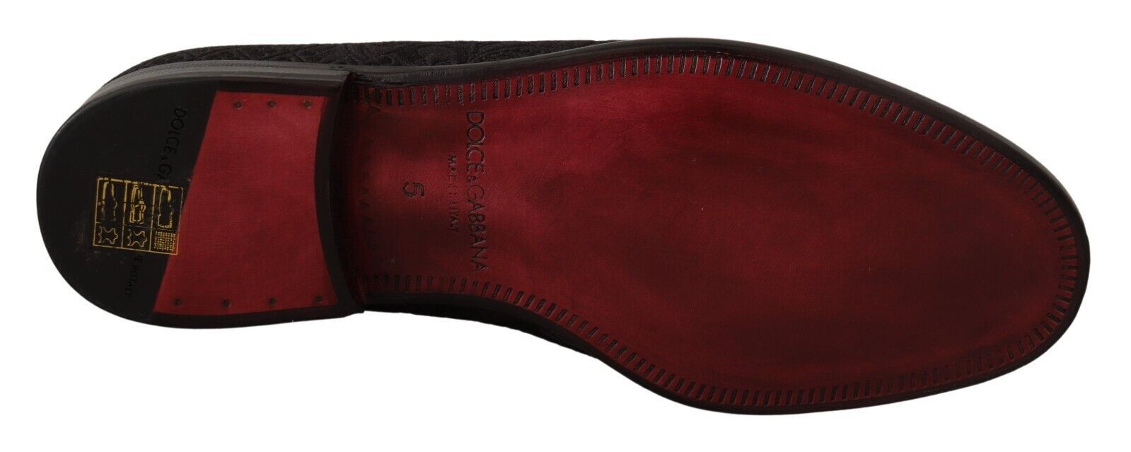 Dolce & Gabbana Black Floral Brocade Slippers Loafers Shoes Dolce & Gabbana