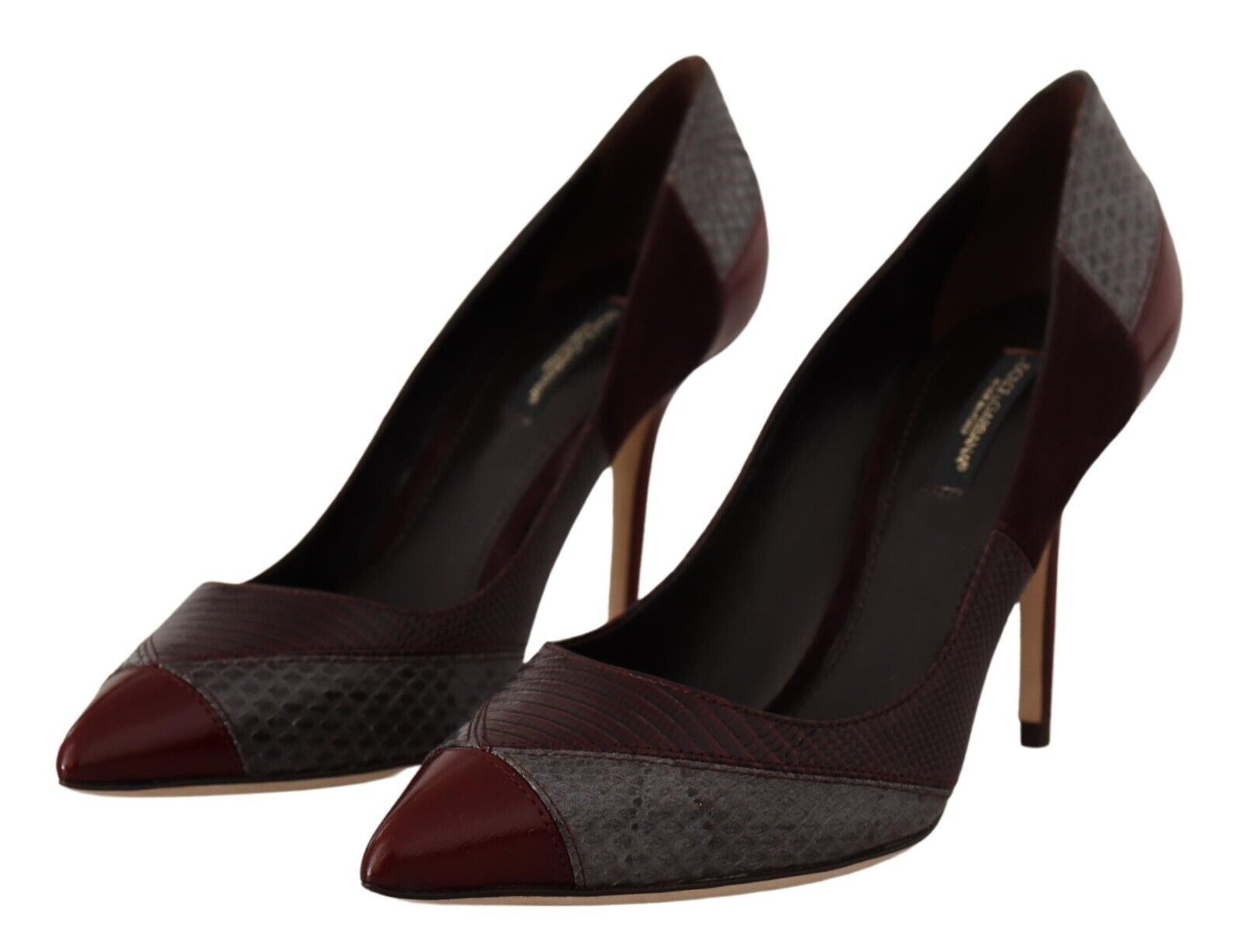 Dolce & Gabbana Multicolor Exotic Leather Heels Pumps Shoes Dolce & Gabbana