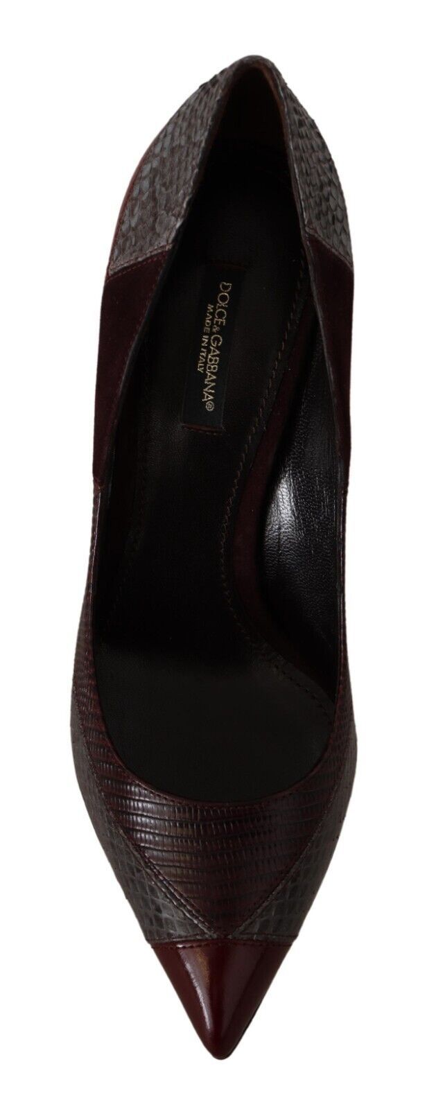 Dolce & Gabbana Multicolor Exotic Leather Heels Pumps Shoes Dolce & Gabbana