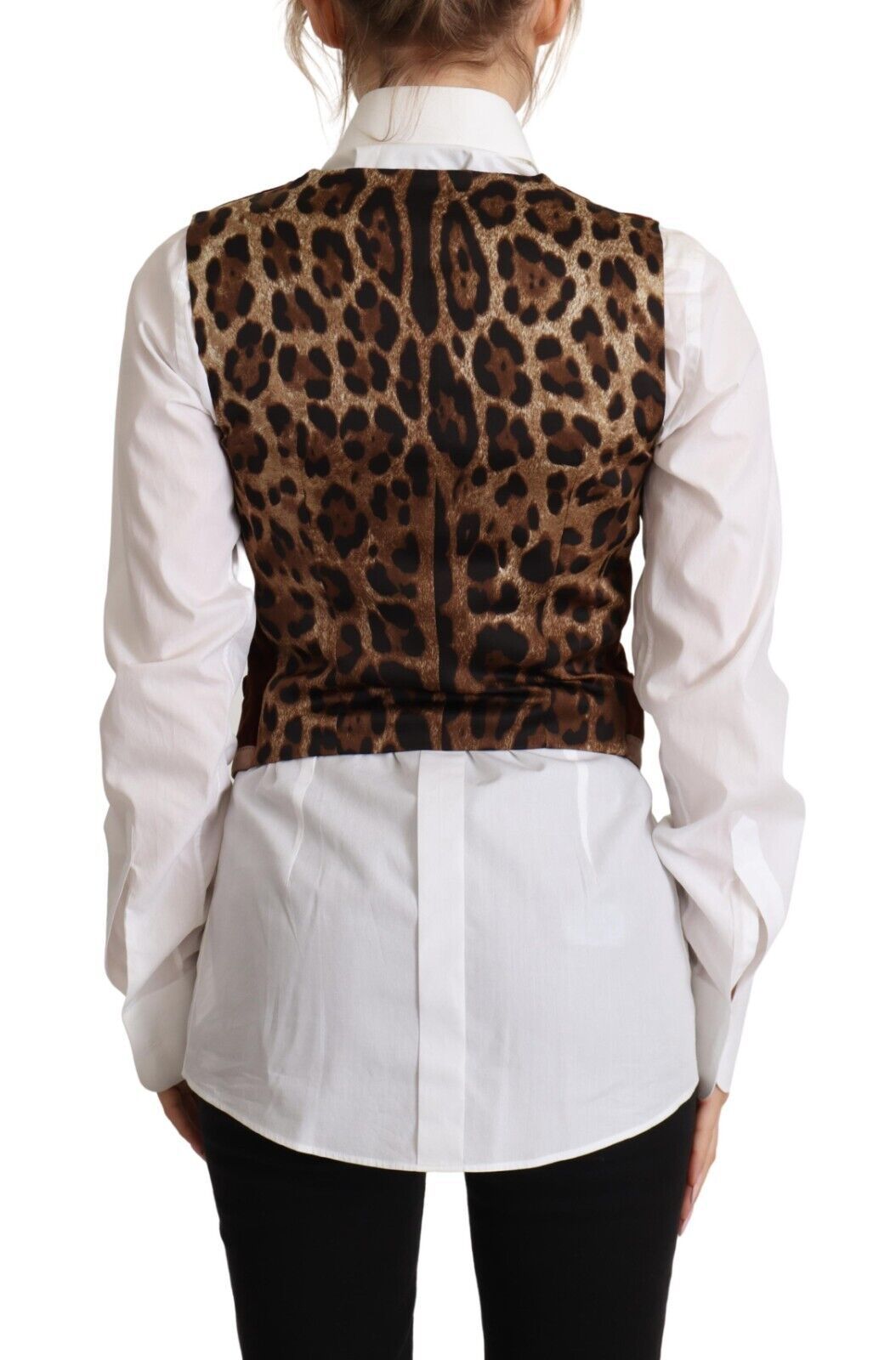 Dolce & Gabbana Bordeaux Velvet Cotton V-neck Sleeveless Vest Top Dolce & Gabbana
