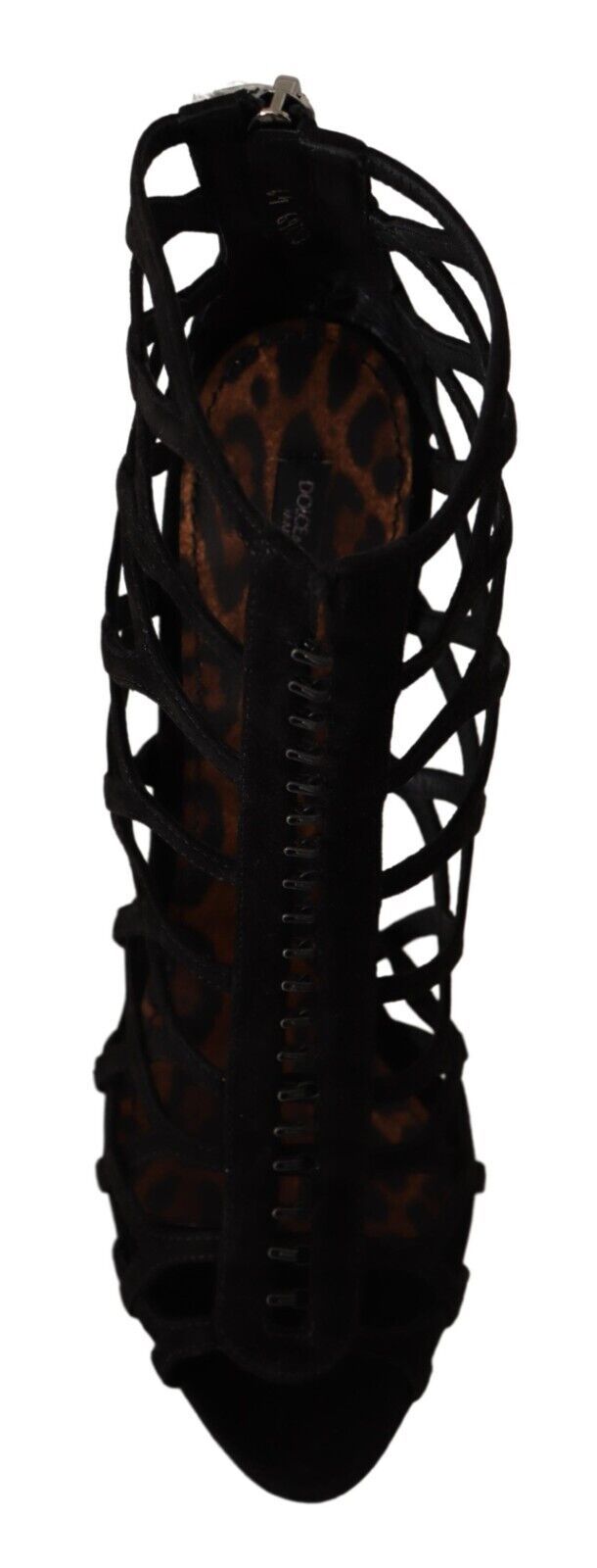 Dolce & Gabbana Black Suede Stiletto Heels Bette Sandals Shoes Dolce & Gabbana