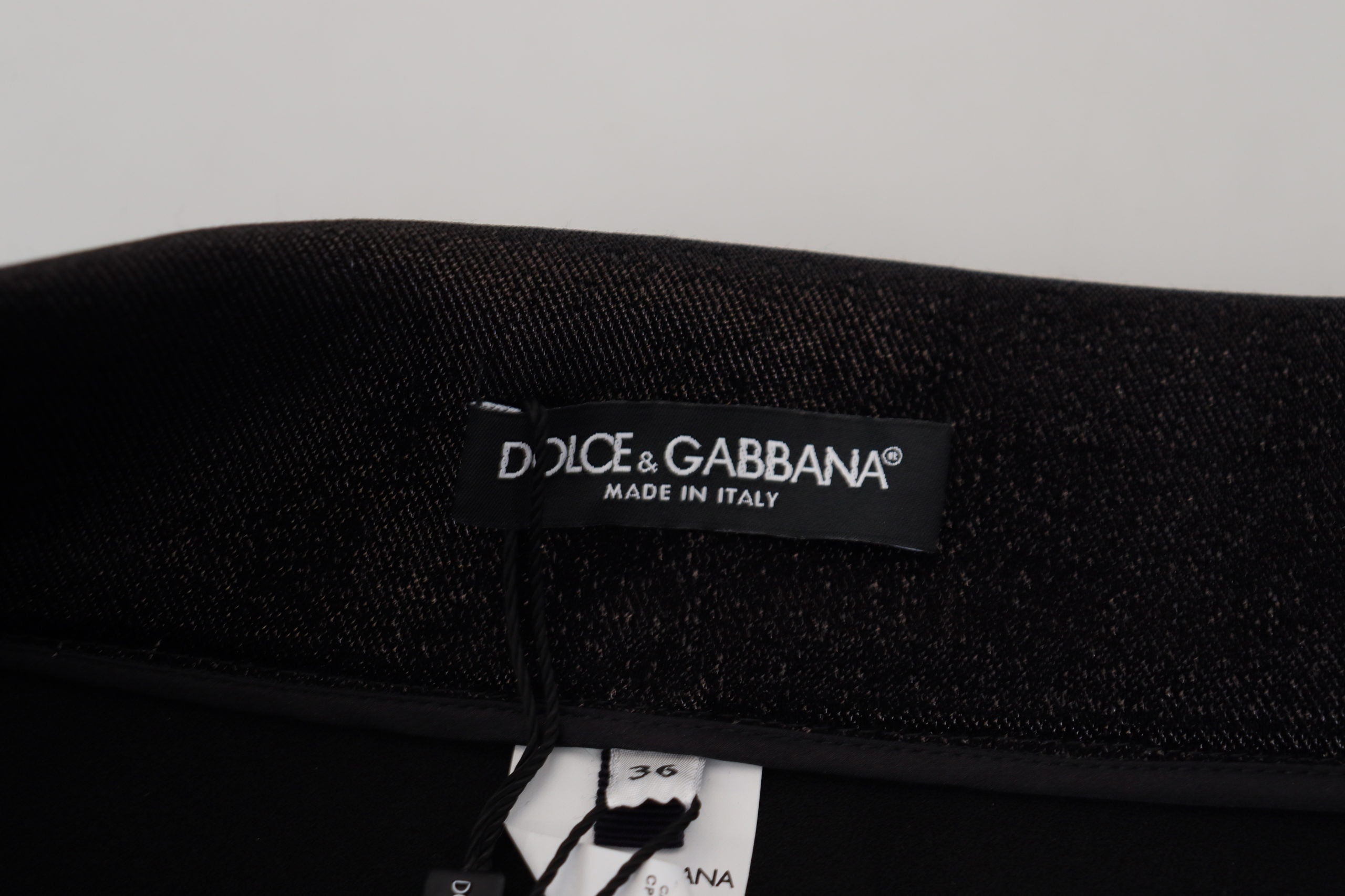 Dolce & Gabbana Black Washed Cotton Skinny Denim Jeans Dolce & Gabbana