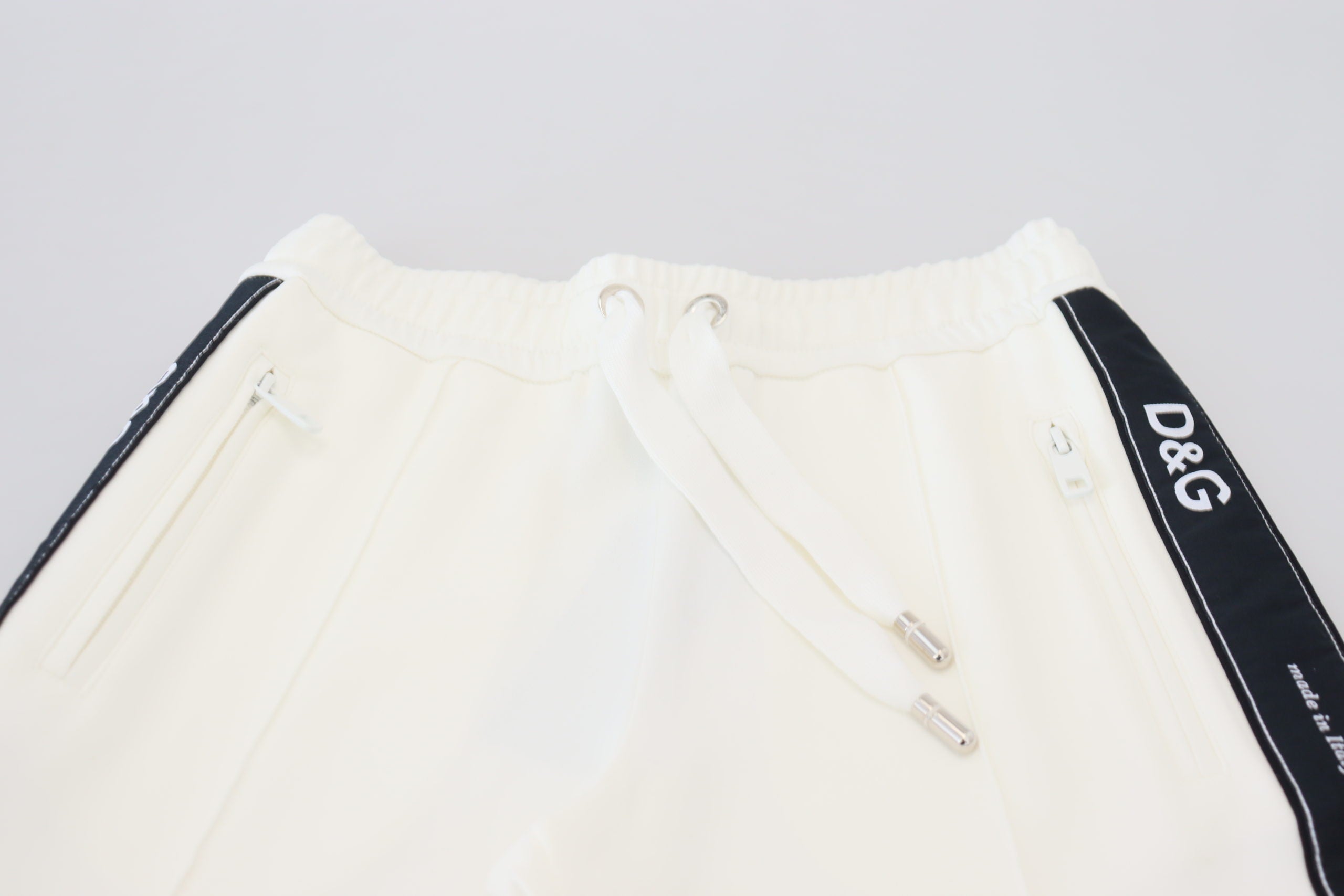 Dolce & Gabbana White DG Logo Sweatpants Pants Dolce & Gabbana