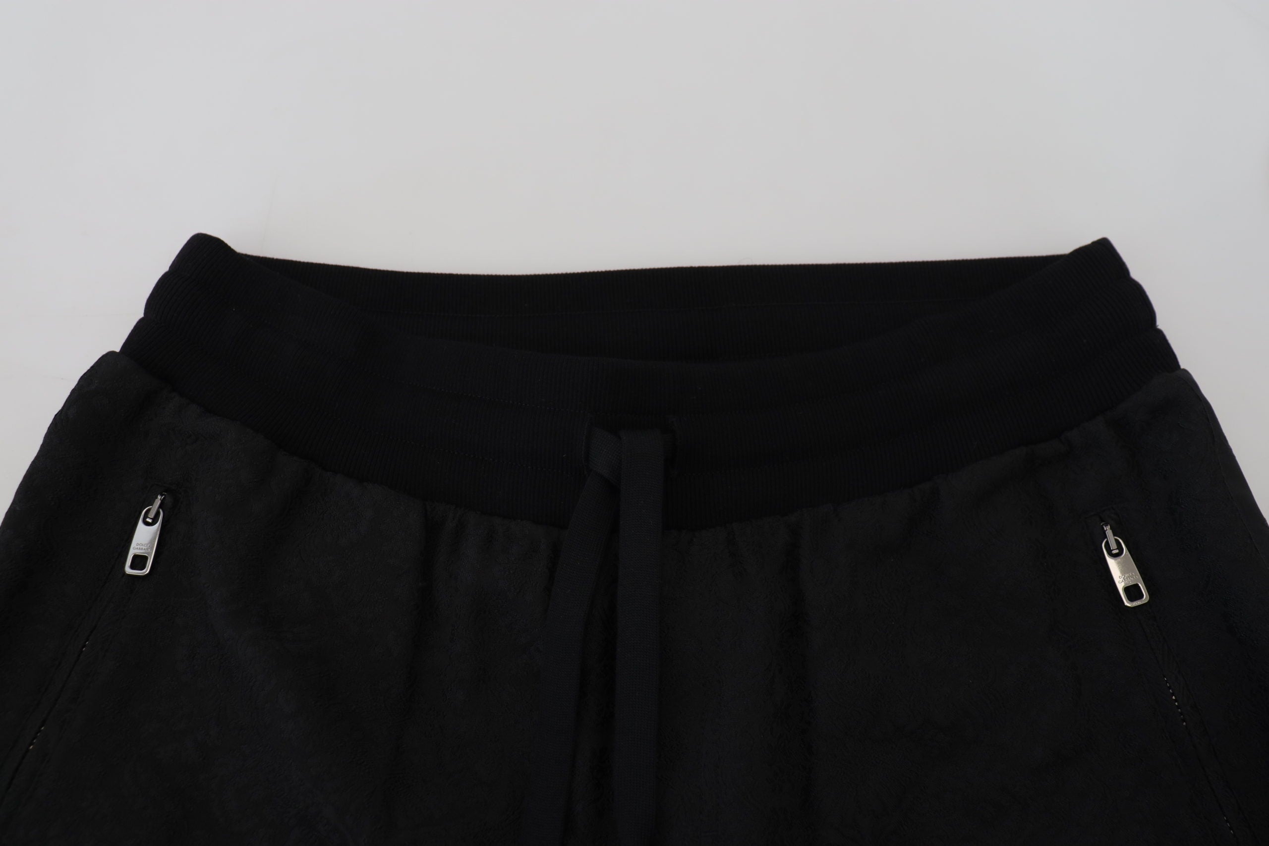 Dolce & Gabbana Black Men Casual Jogger Pants Dolce & Gabbana