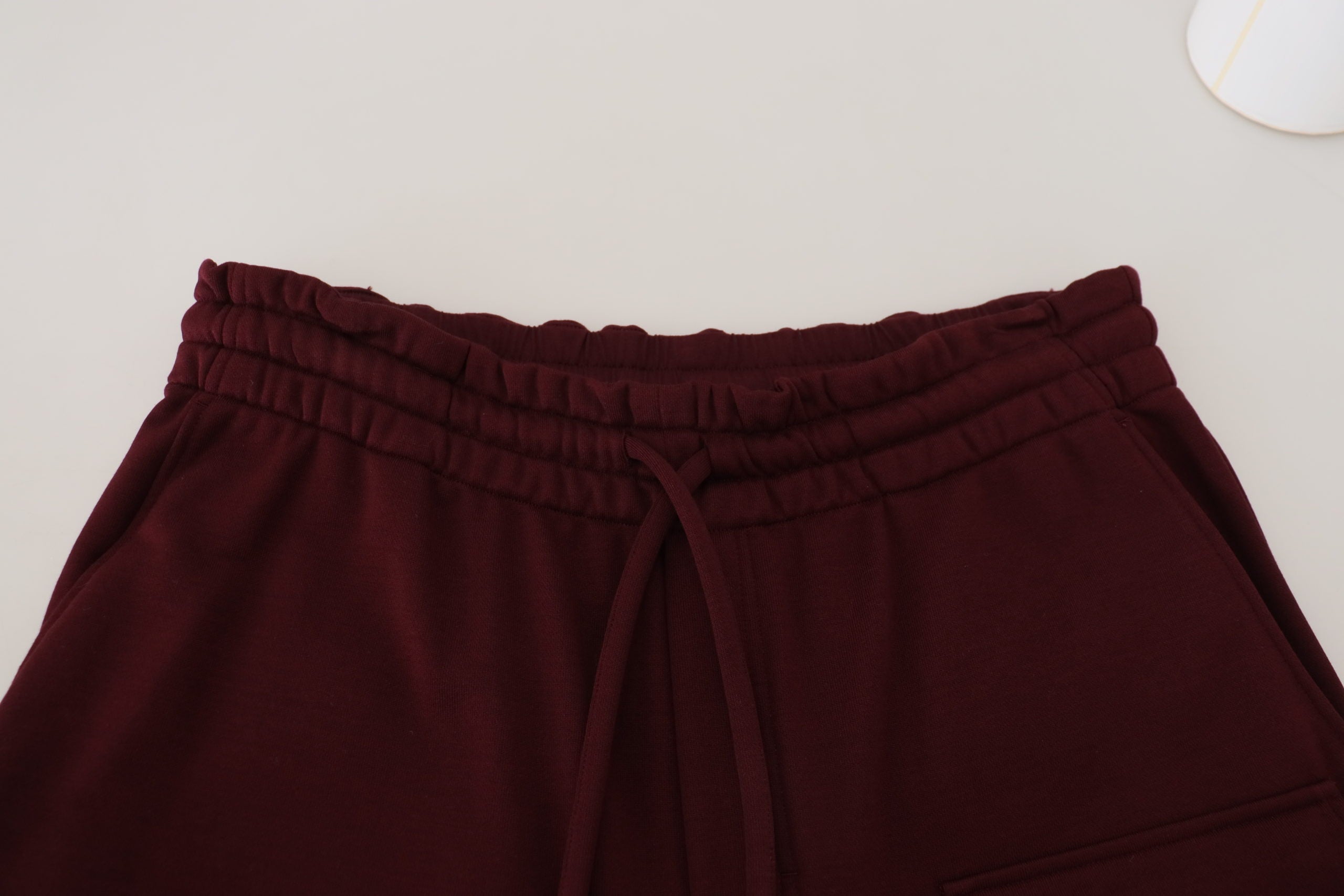 Dolce & Gabbana Maroon Bermuda Cargo Men Shorts Dolce & Gabbana