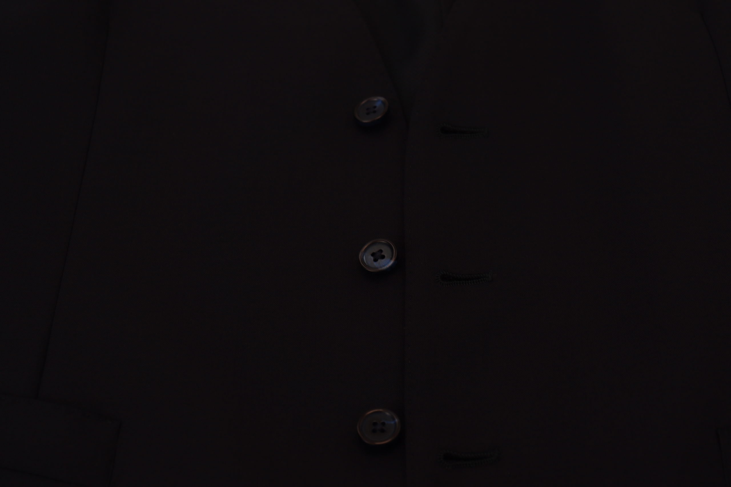 Dolce & Gabbana Dark Blue Wool Stretch Waistcoat Formal Vest Dolce & Gabbana