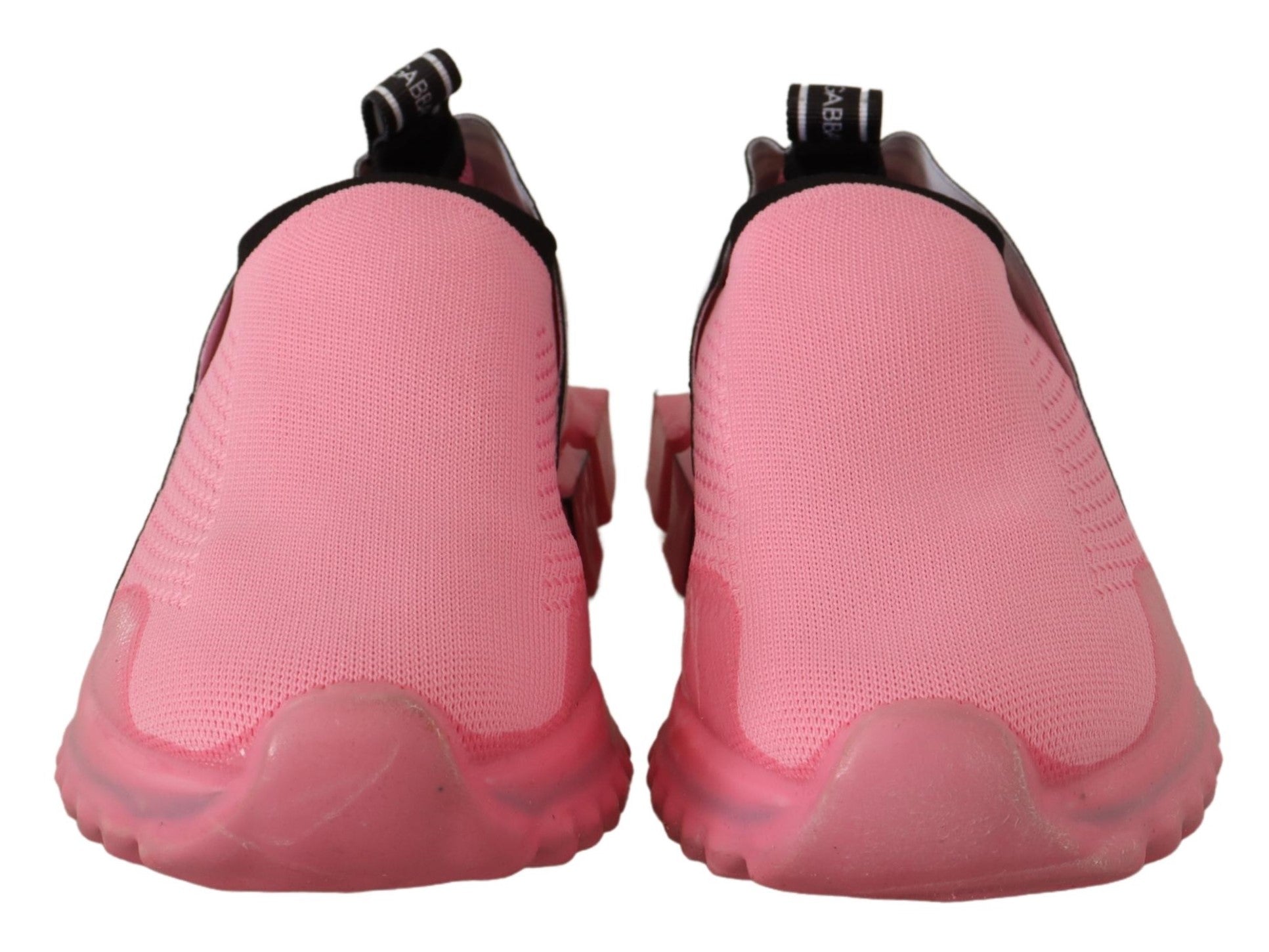 Dolce & Gabbana Pink Low Top Slip On Casual Sorrento Sneakers Dolce & Gabbana