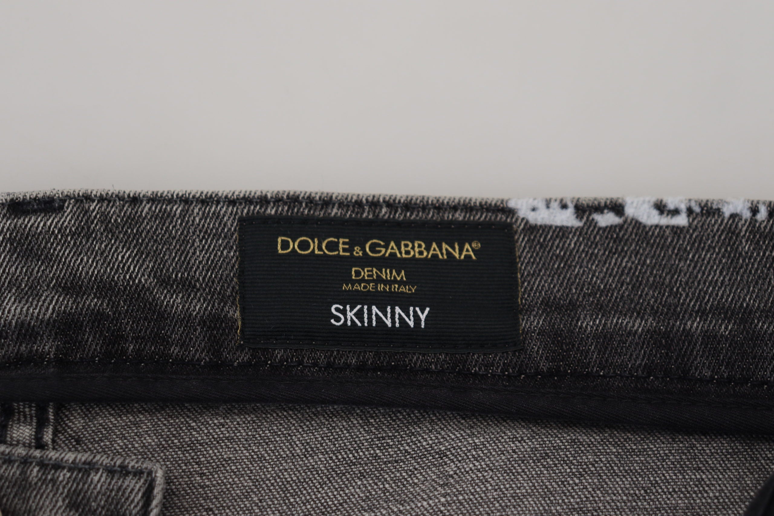 Dolce & Gabbana Multicolor Cotton Tie Dye Skinny Denim Jeans Dolce & Gabbana