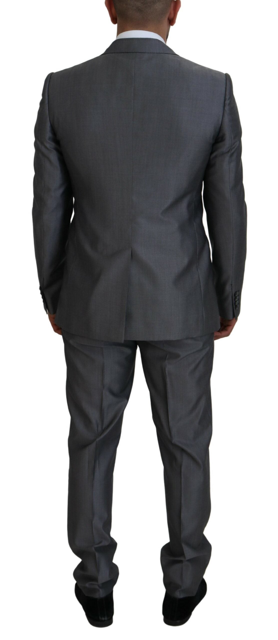 Dolce & Gabbana Gray SICILIA 3 Piece Slim Fit Suit Dolce & Gabbana