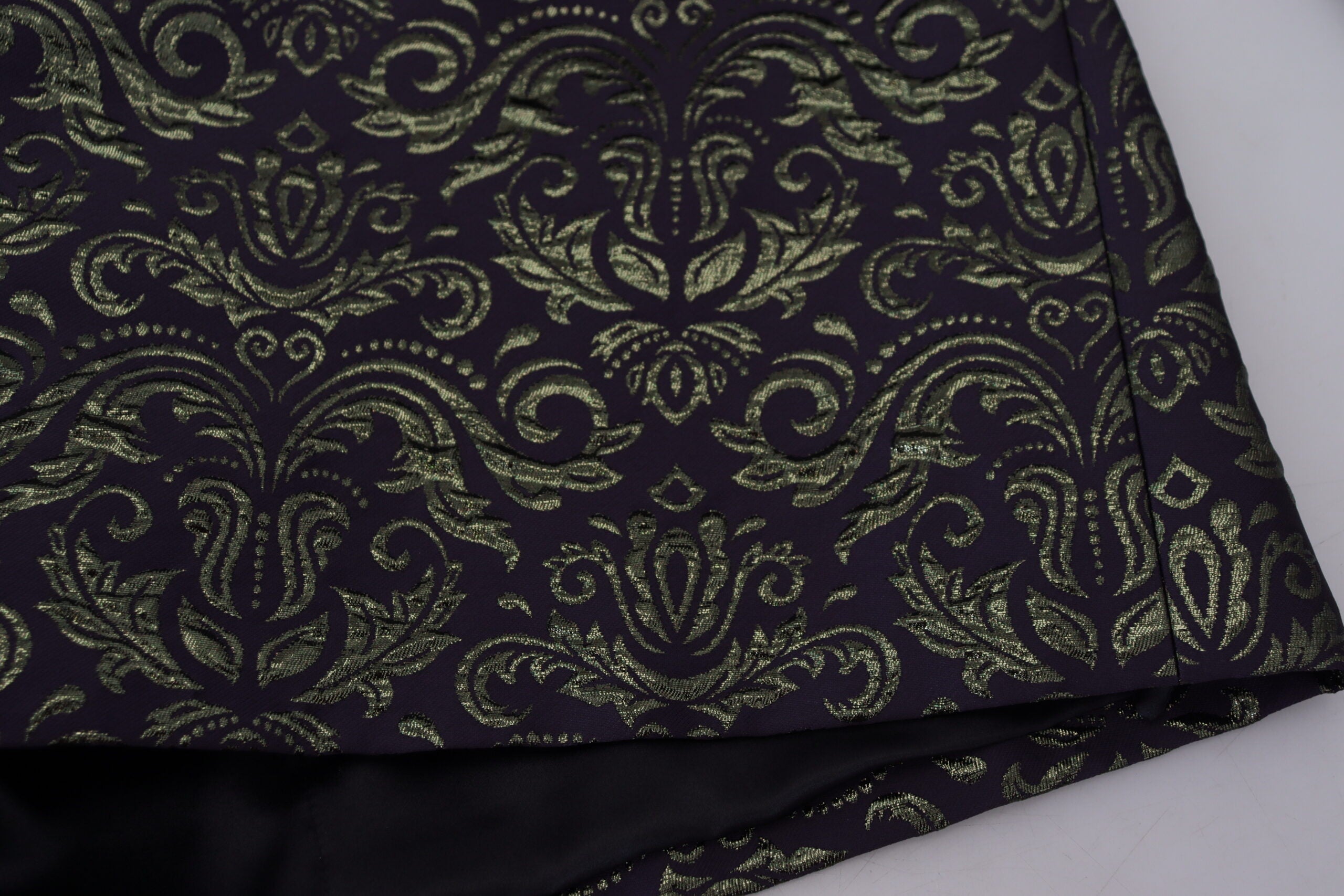 Dolce & Gabbana Gold Purple Baroque Jacket Blazer Robe Dolce & Gabbana