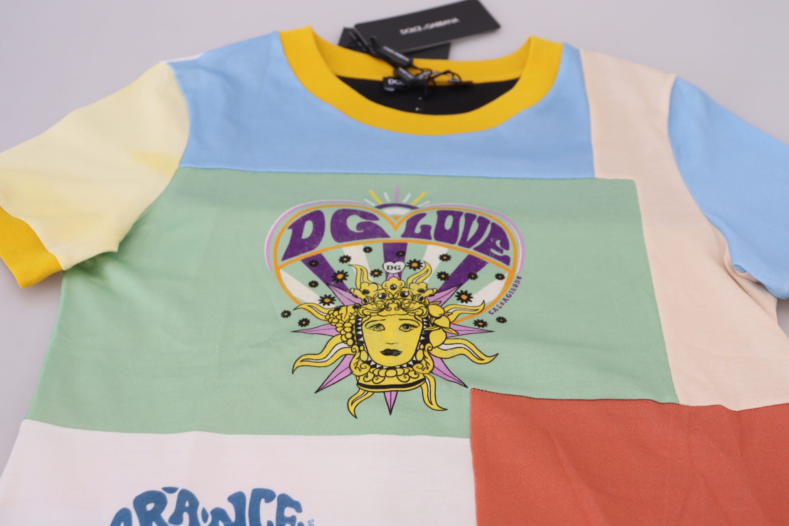 Dolce & Gabbana Multicolor Cotton DG Love Patchwork Dolce & Gabbana