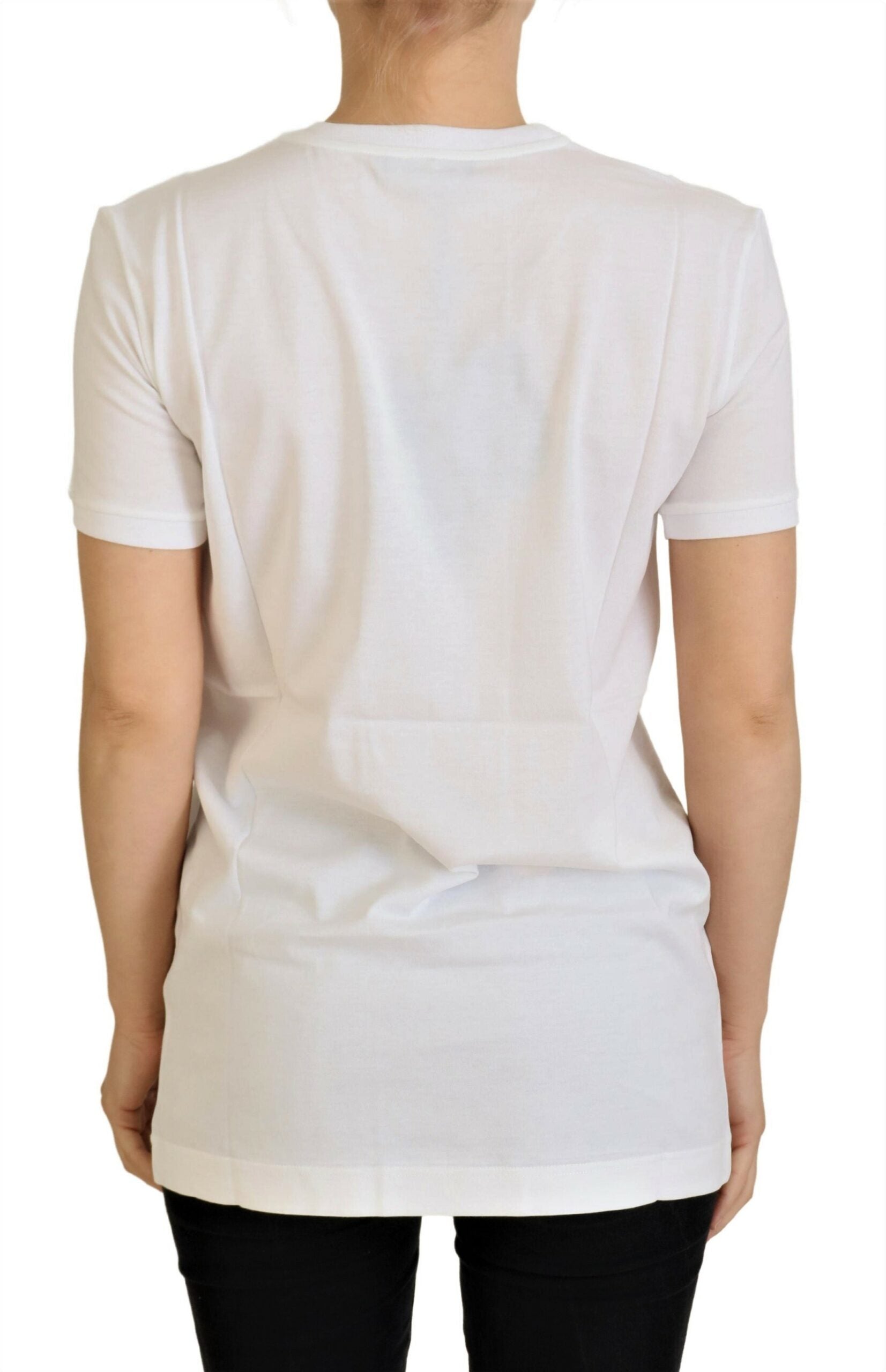 Dolce & Gabbana White Cotton DG Loves SUD T-shirt Dolce & Gabbana