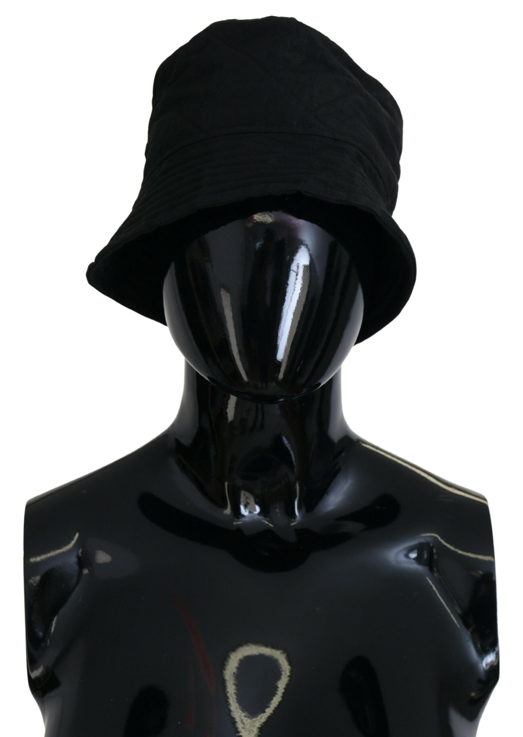 Dolce & Gabbana Black Nylon Women Bucket Cap Hat Dolce & Gabbana