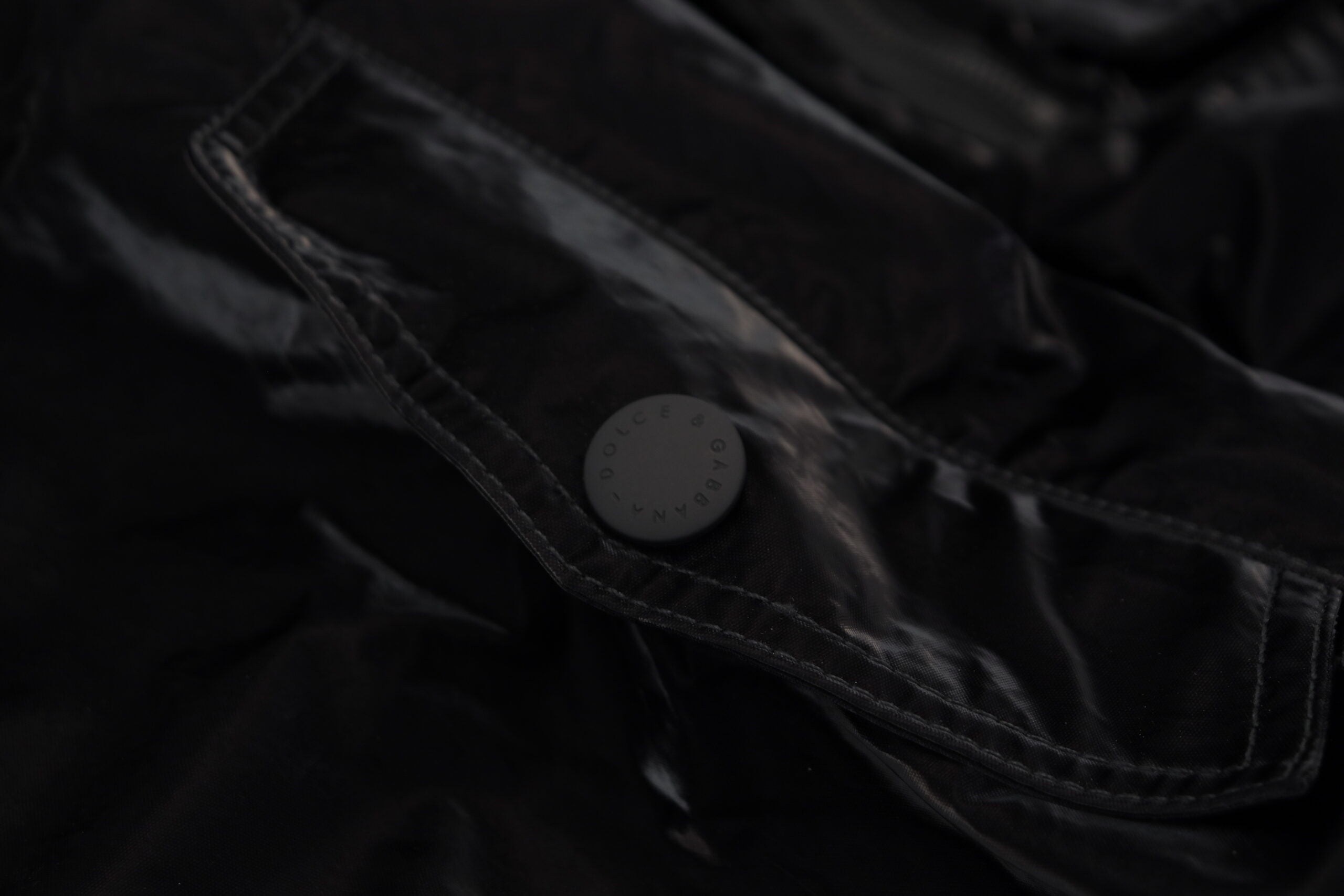 Dolce & Gabbana Black Nylon Hooded Full Zip Bomber Jacket Dolce & Gabbana