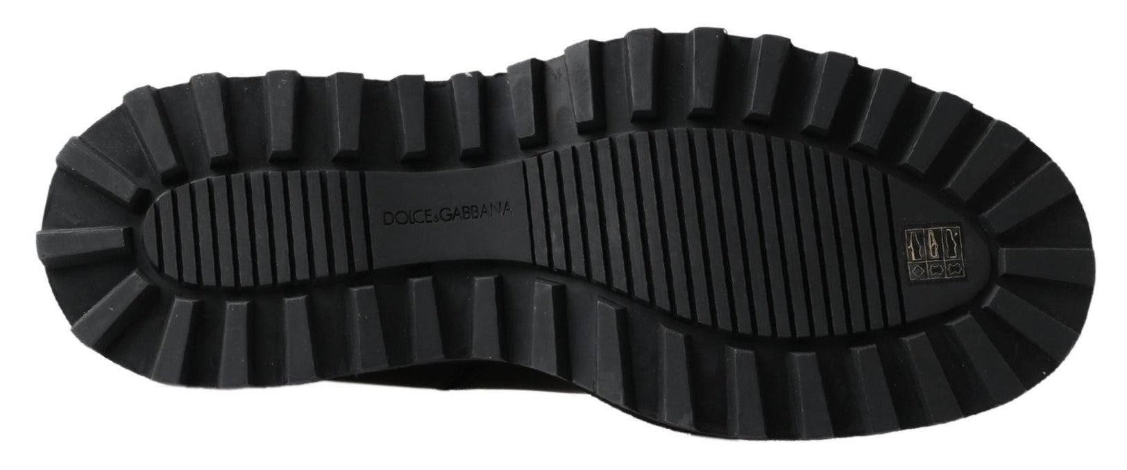Dolce & Gabbana Black Leather Slip on Stretch Boots Dolce & Gabbana