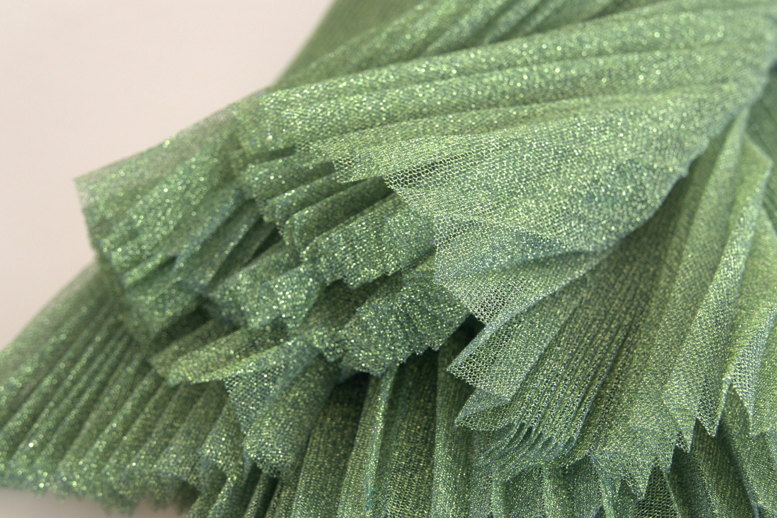Dolce & Gabbana Metallic Green High Waist A-line Pleated Skirt Dolce & Gabbana