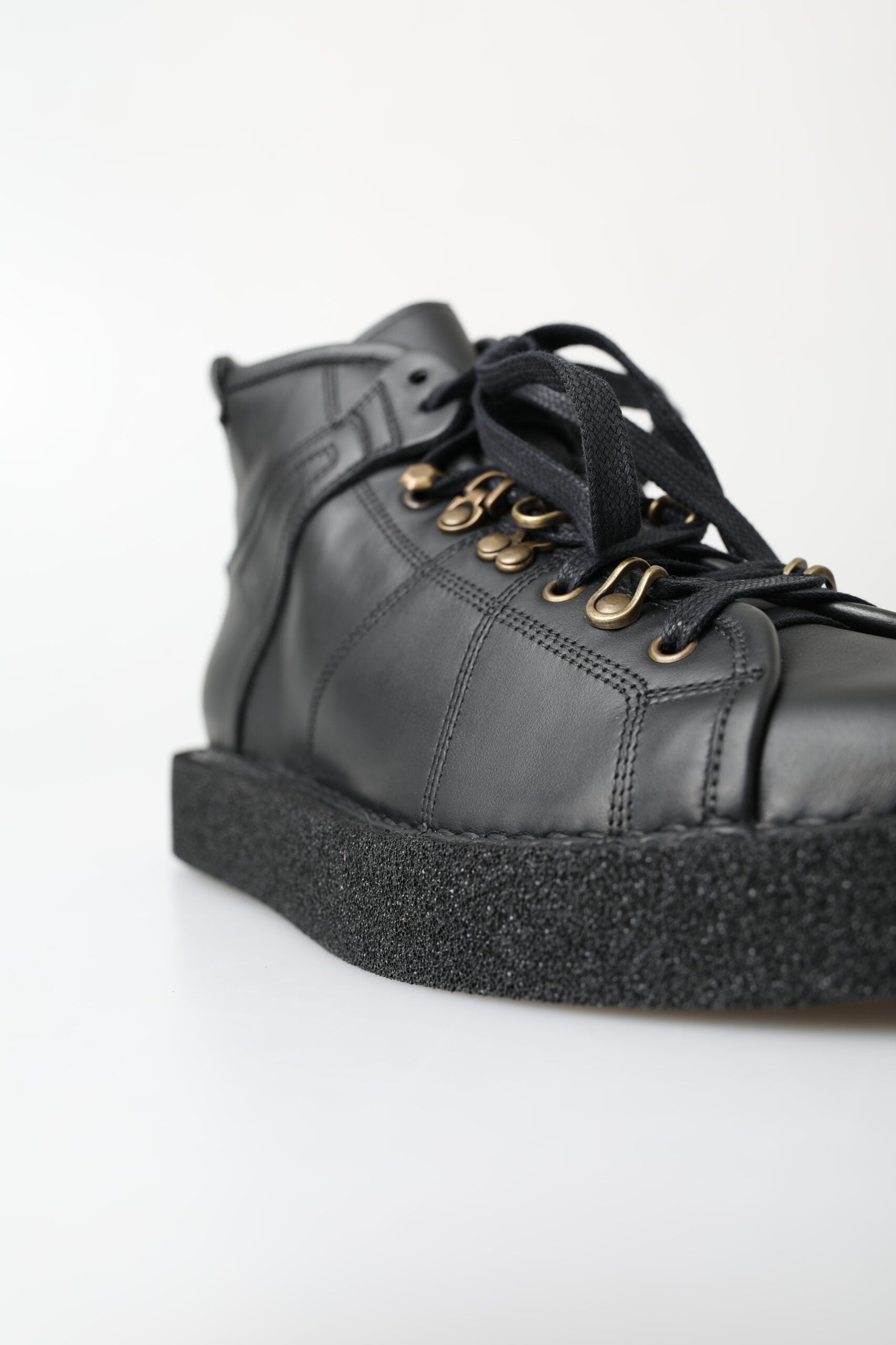Dolce & Gabbana Black Leather Slip on Stretch Boots Dolce & Gabbana