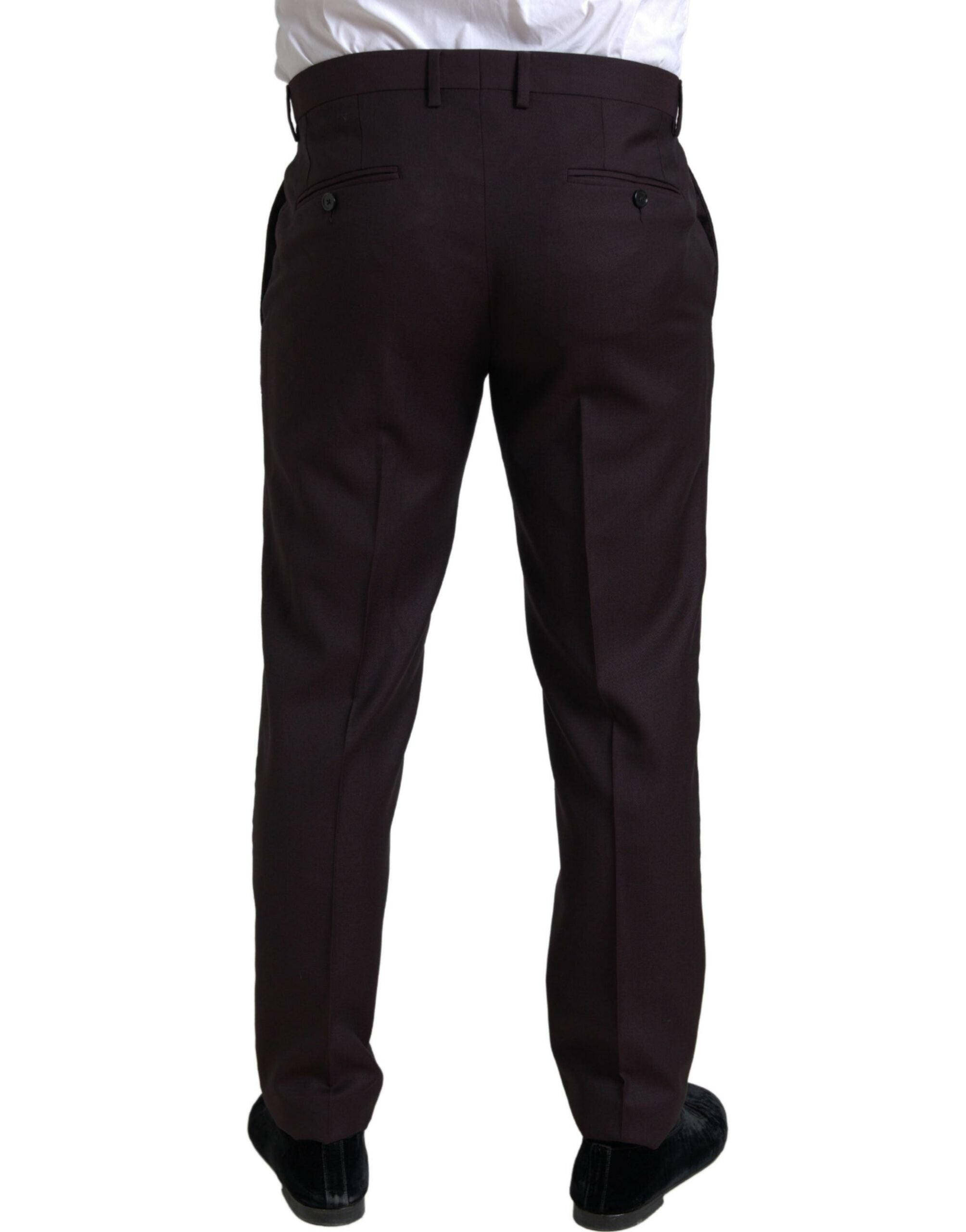 Dolce & Gabbana Maroon 2 Piece Single Breasted MARTINI Suit Dolce & Gabbana