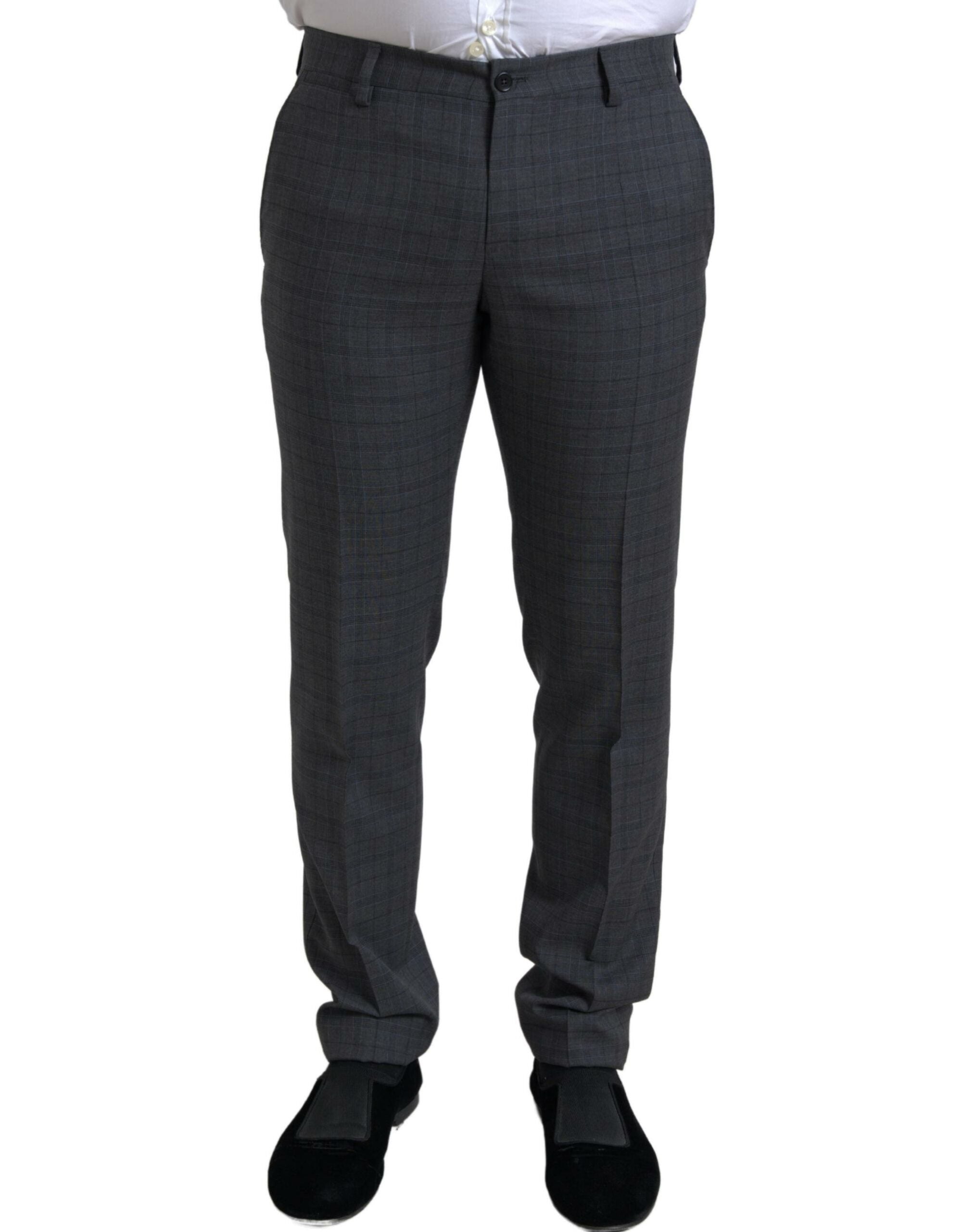 Dolce & Gabbana Gray 2 Piece Single Breasted MARTINI Suit Dolce & Gabbana
