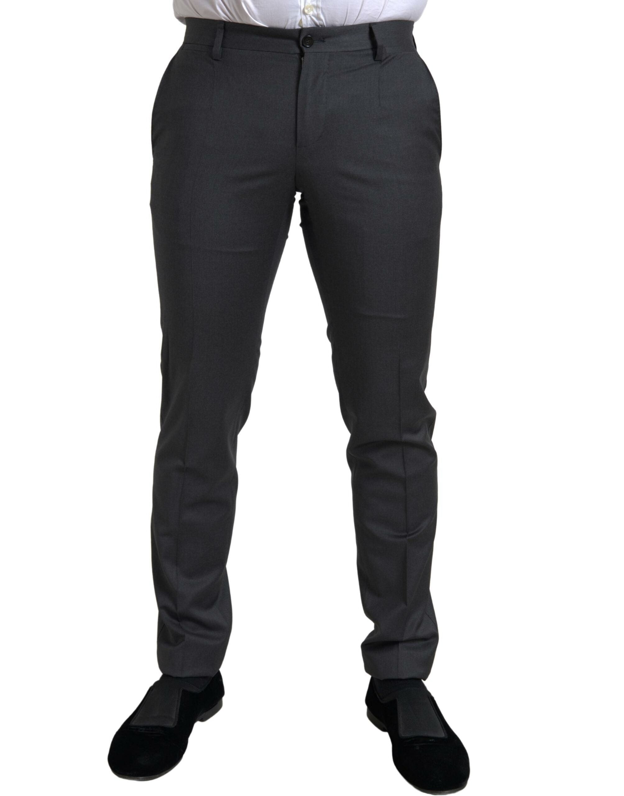 Dolce & Gabbana Gray 2 Piece Double Breasted SICILIA Suit Dolce & Gabbana