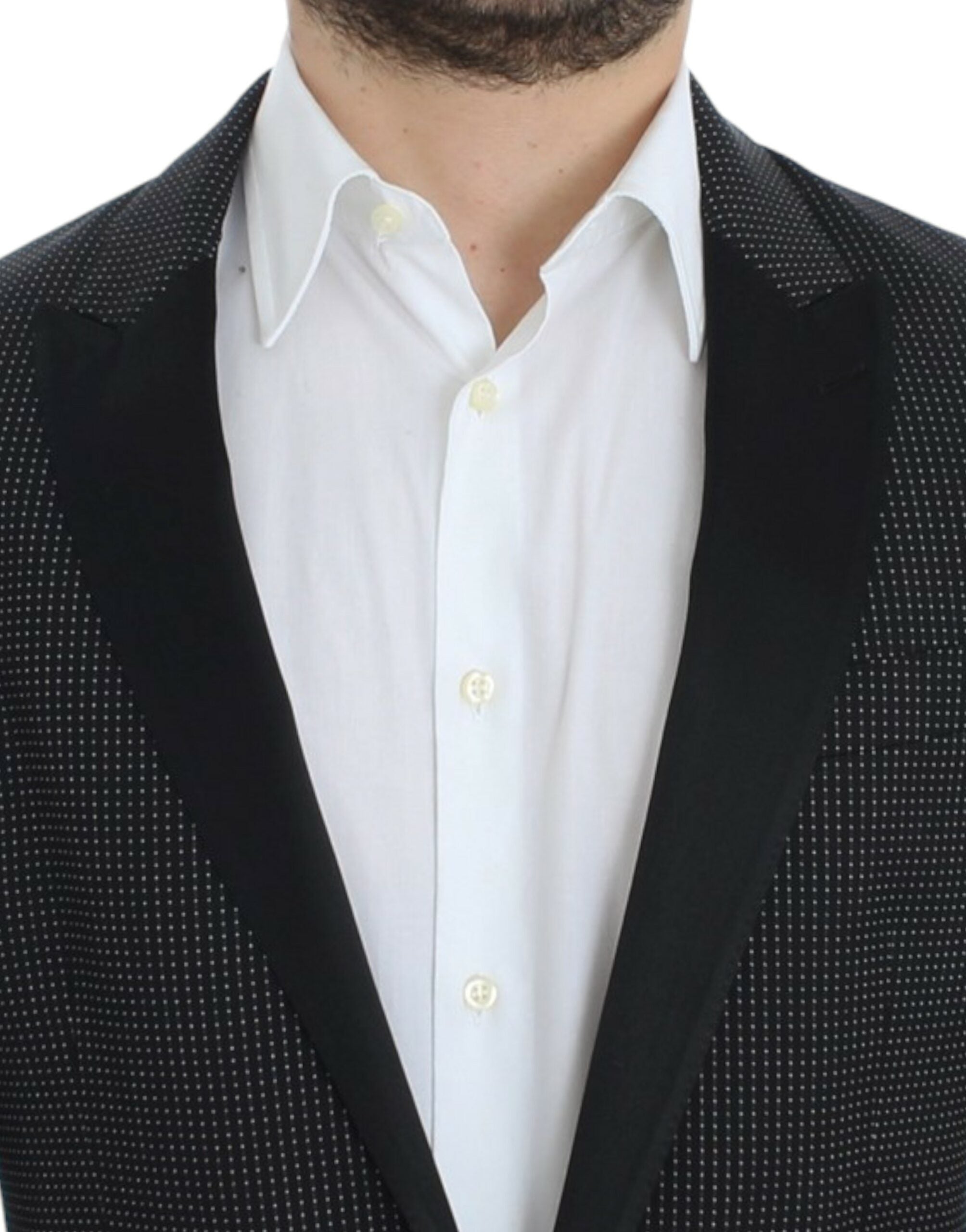 Dolce & Gabbana Black wool slim MARTINI blazer Dolce & Gabbana